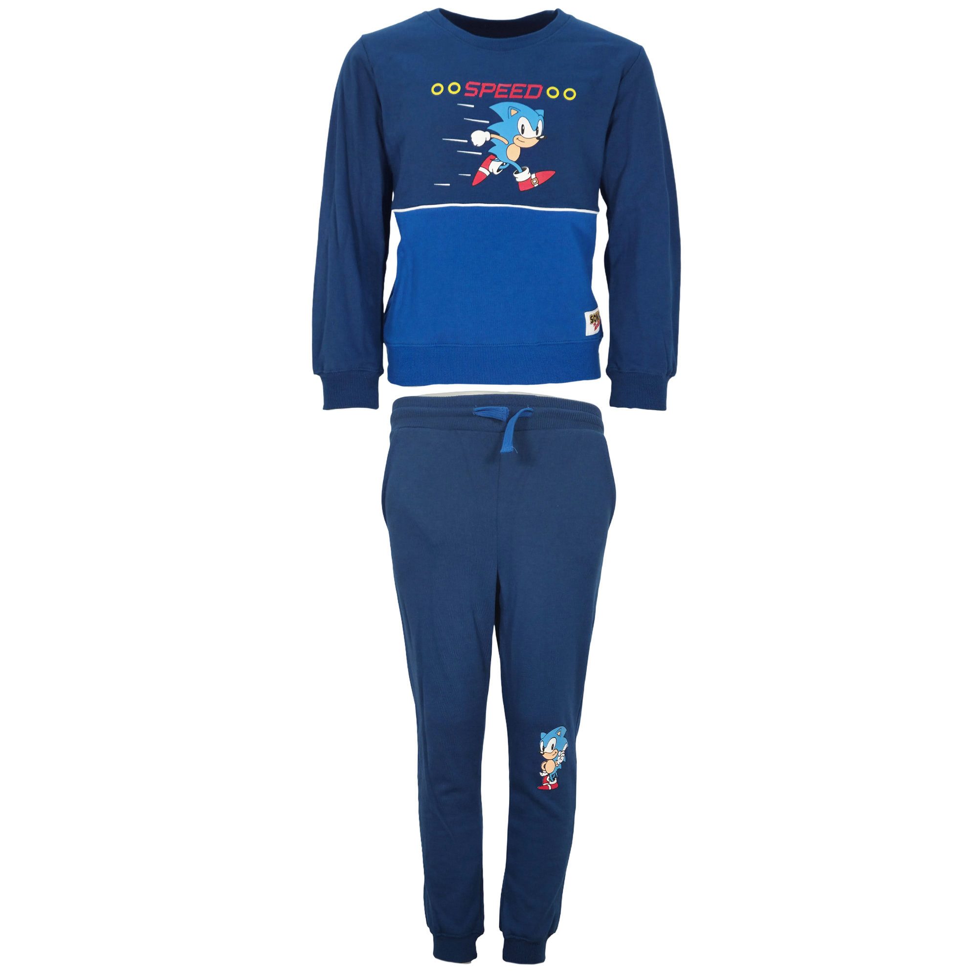 Sonic The Hedgehog Jogginganzug Sonic the Hedgehog Jogginganzug Sporthose Hose Sweater (2-tlg), Gr. 104 bis 152