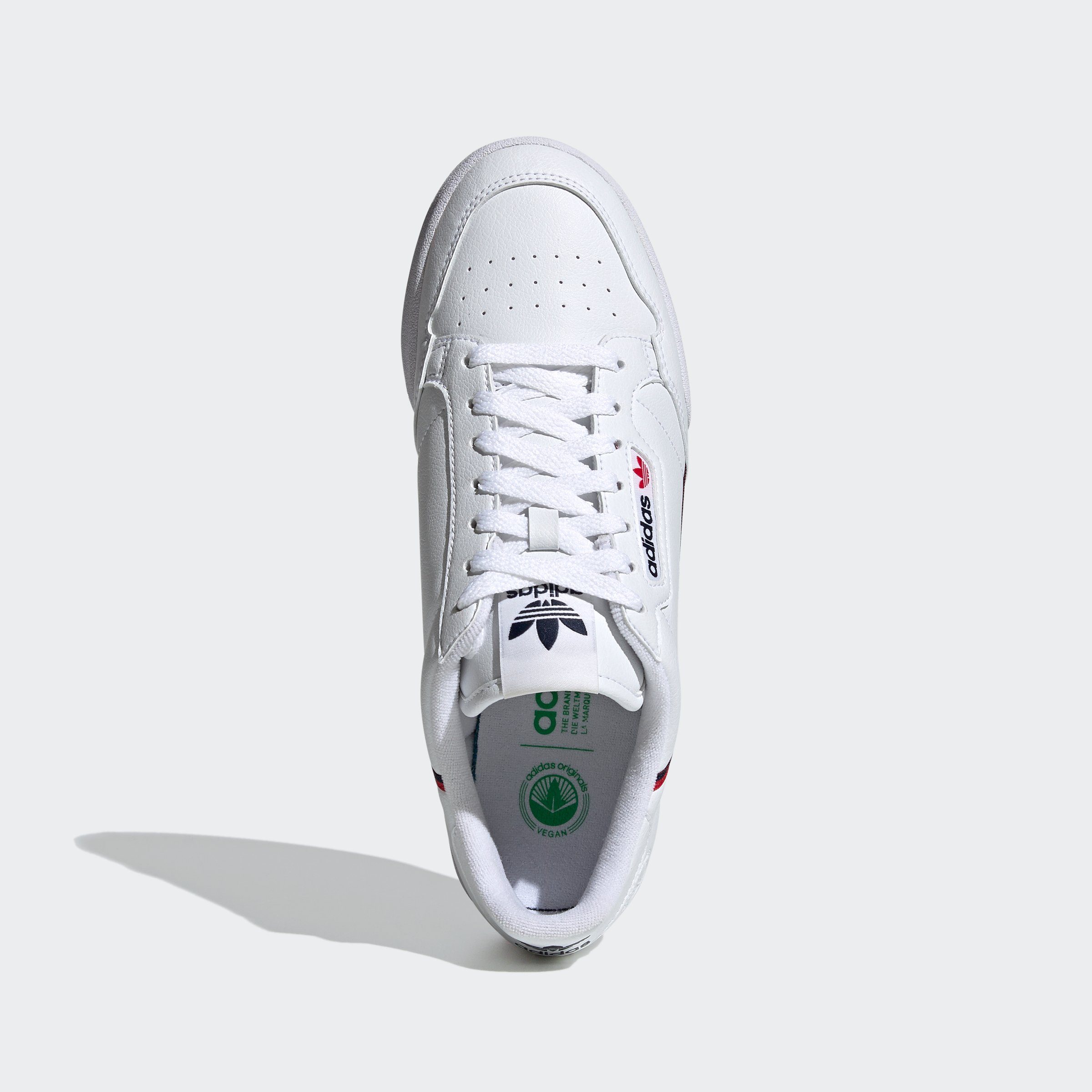 CONTINENTAL VEGAN 80 Sneaker adidas FTWWHT-CONAVY-SCARLE Originals