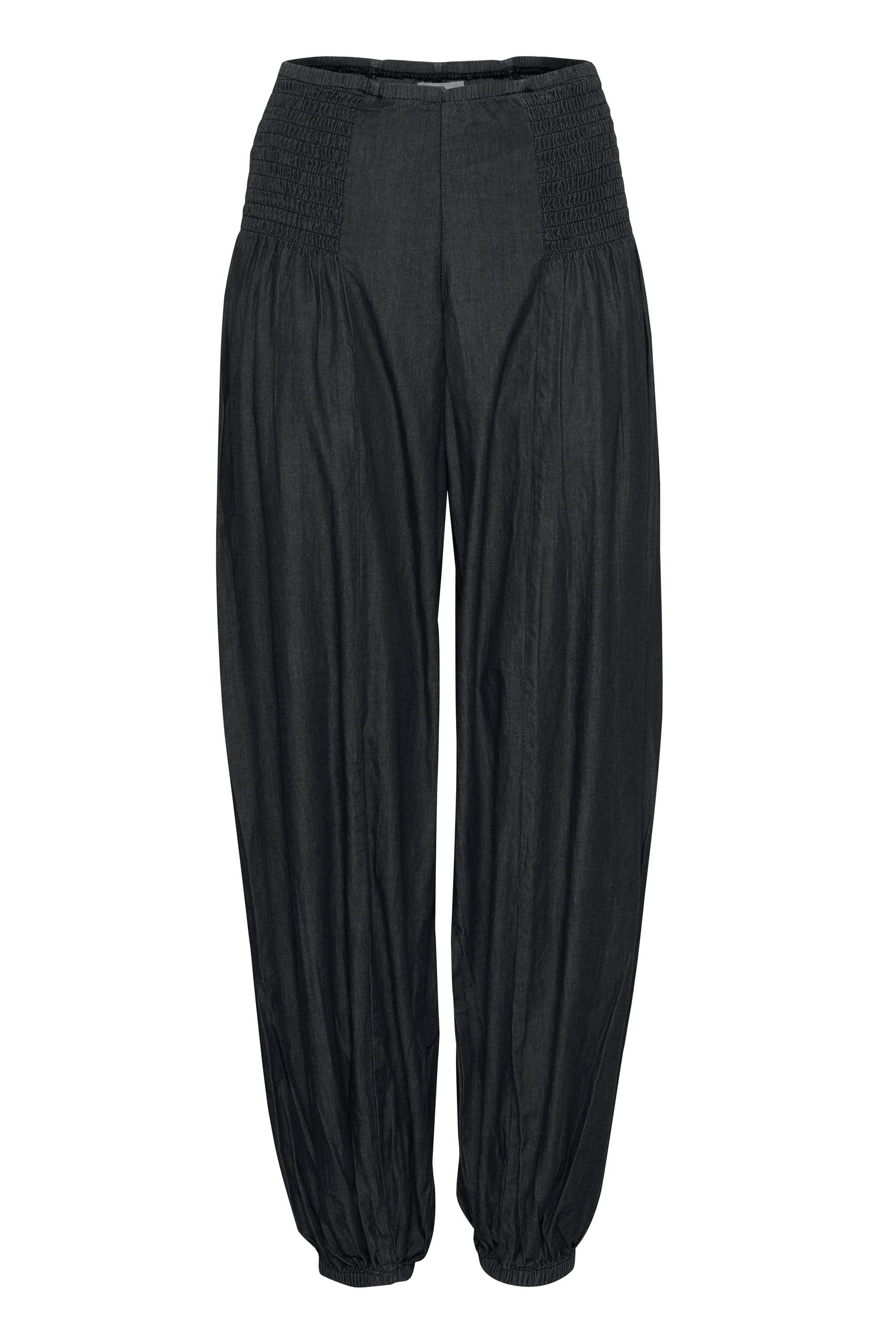 (5001816) PZJILL Bund 50200327 Schlupfhose elastischem Jeans Pulz Black Denim Denim Weite - mit Hose