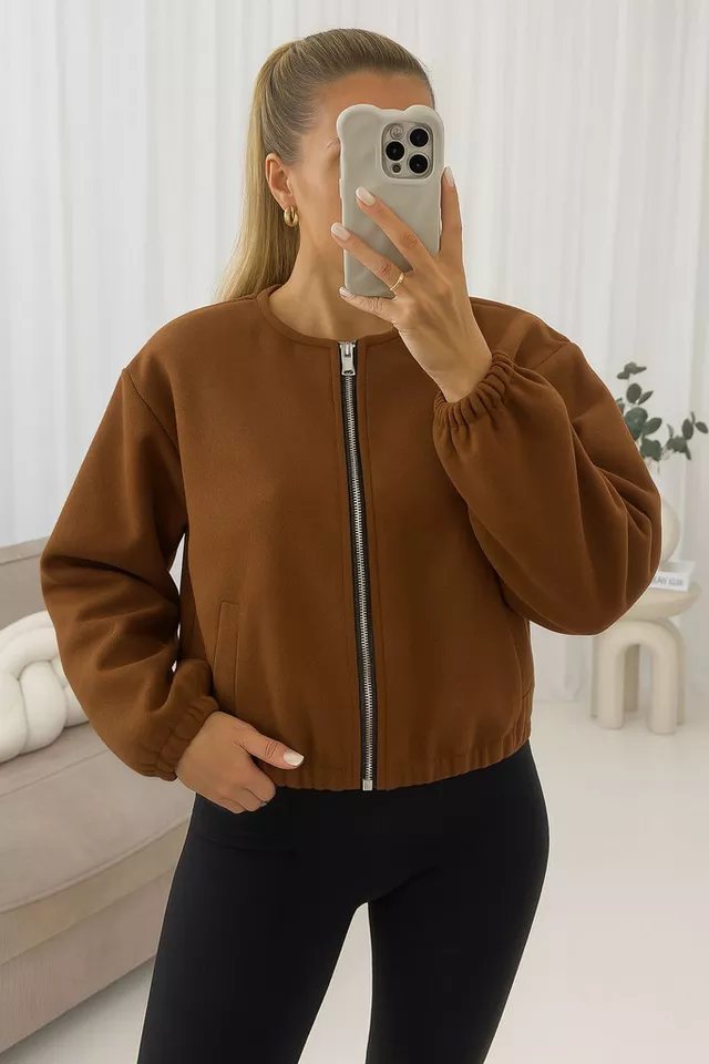 Worldclassca Bomberjacke Worldclassca Bomberjacke mit Zip Trench Jacke Übergangsjacke Blouson