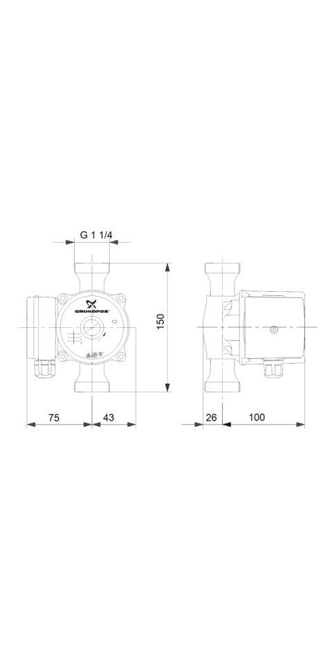 Grundfos Umwälzpumpe