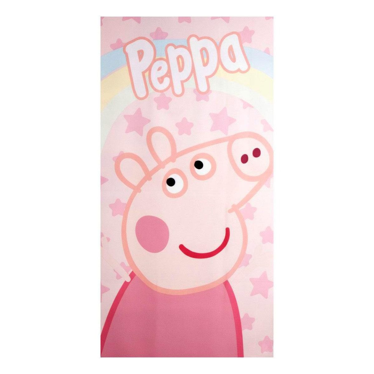 Peppa Pig Strandtuch Polyester Strandtuch für Kinder 70 × 140 cm 250 gsm, (Packung)
