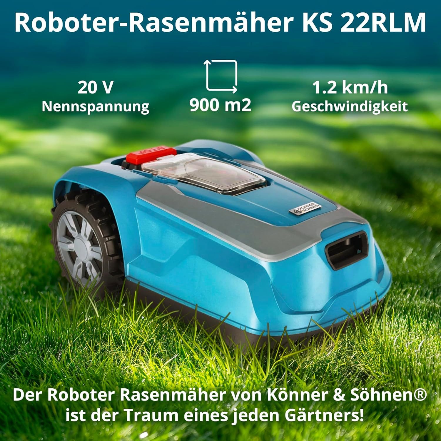 Könner & Söhnen Akkurasenmäher KS 22RLM, günstig online kaufen
