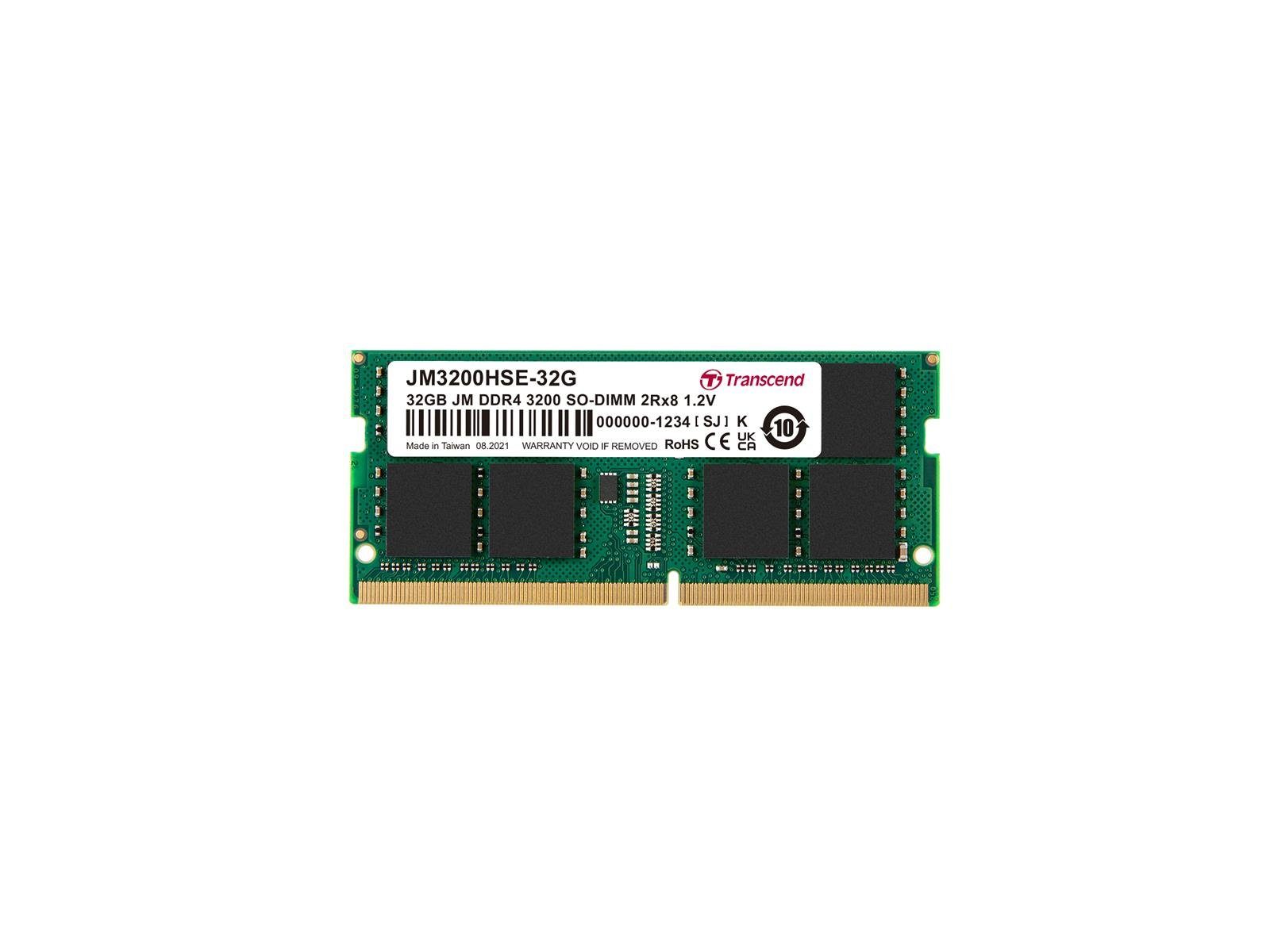 TRANSCEND JM3200HSE-32G 32GB Laptop-Arbeitsspeicher
