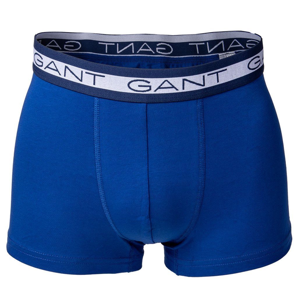 Gant Boxer Herren Boxer Blau/Weiß/Rot - Trunks Basic Pack Shorts, 5er