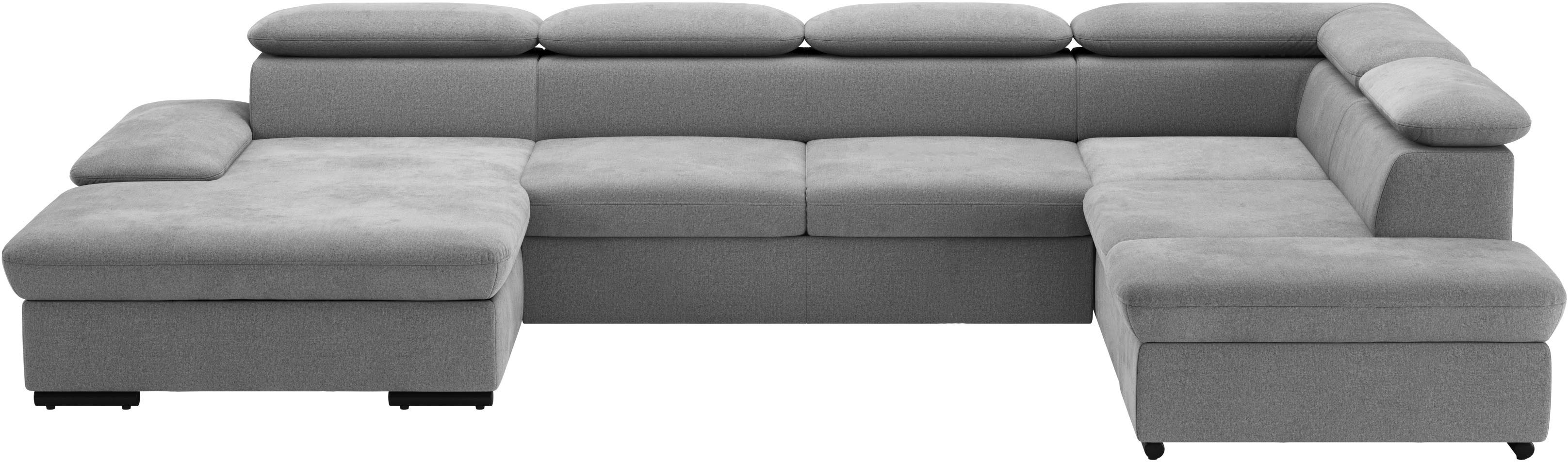 sit&more Wohnlandschaft "Alcudia U-Form" wahlweise mit Bettfunktion günstig online kaufen