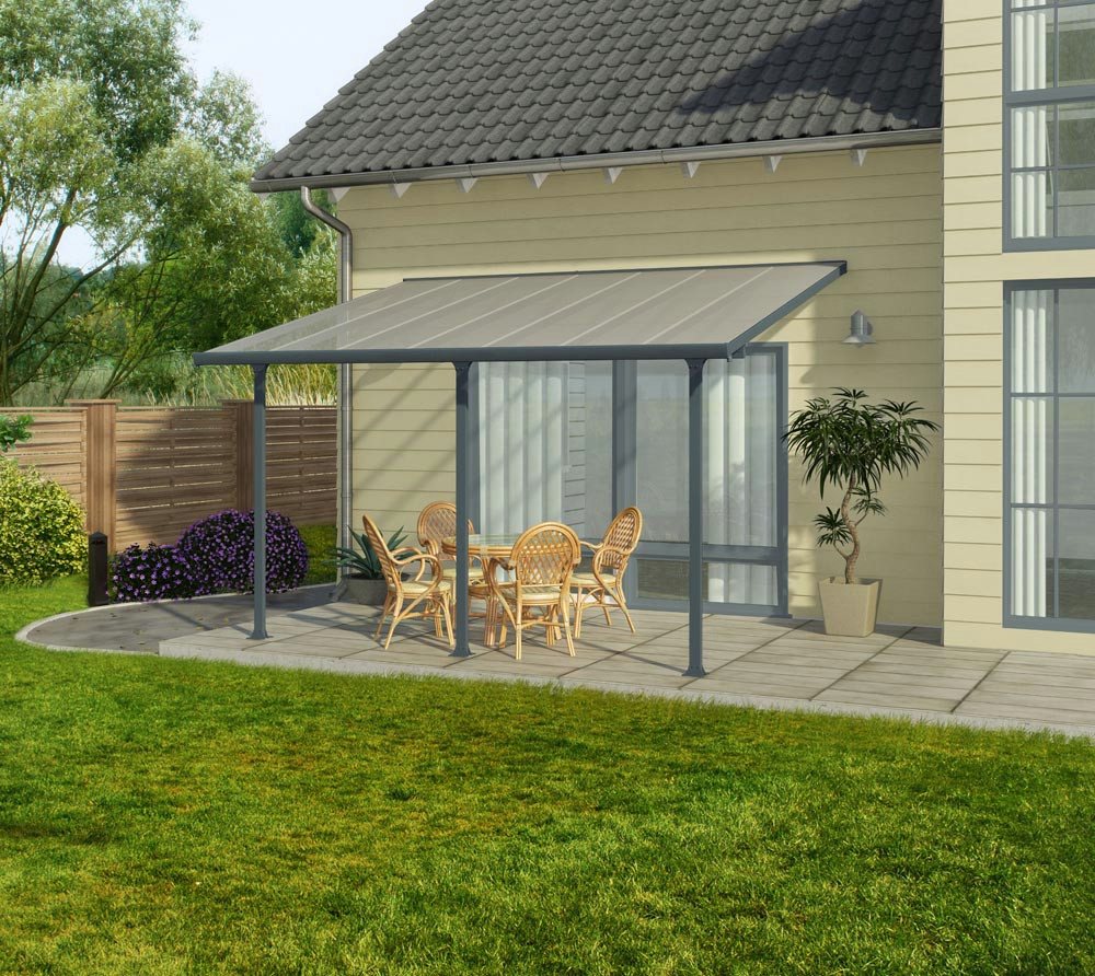 Thumbnail - Palram - Canopia Terrassendach Feria, BxT: 1220x295 cm, (1-St)