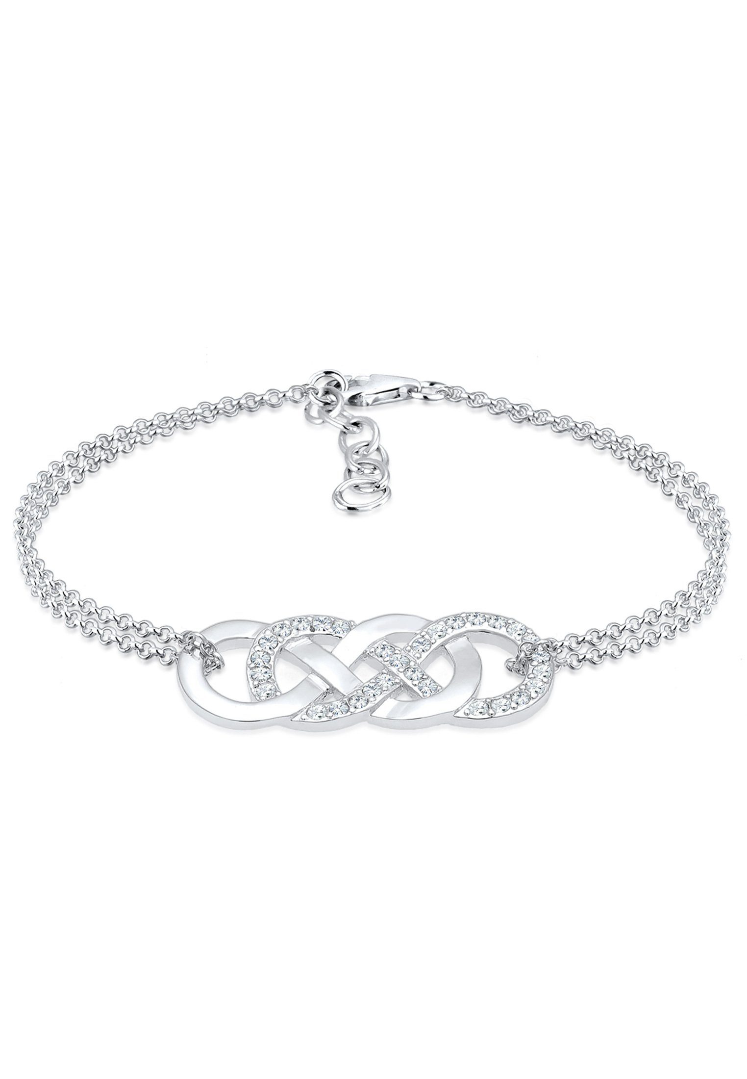 Elli Armband Infinity Liebe Kristalle 925 Silber günstig online kaufen