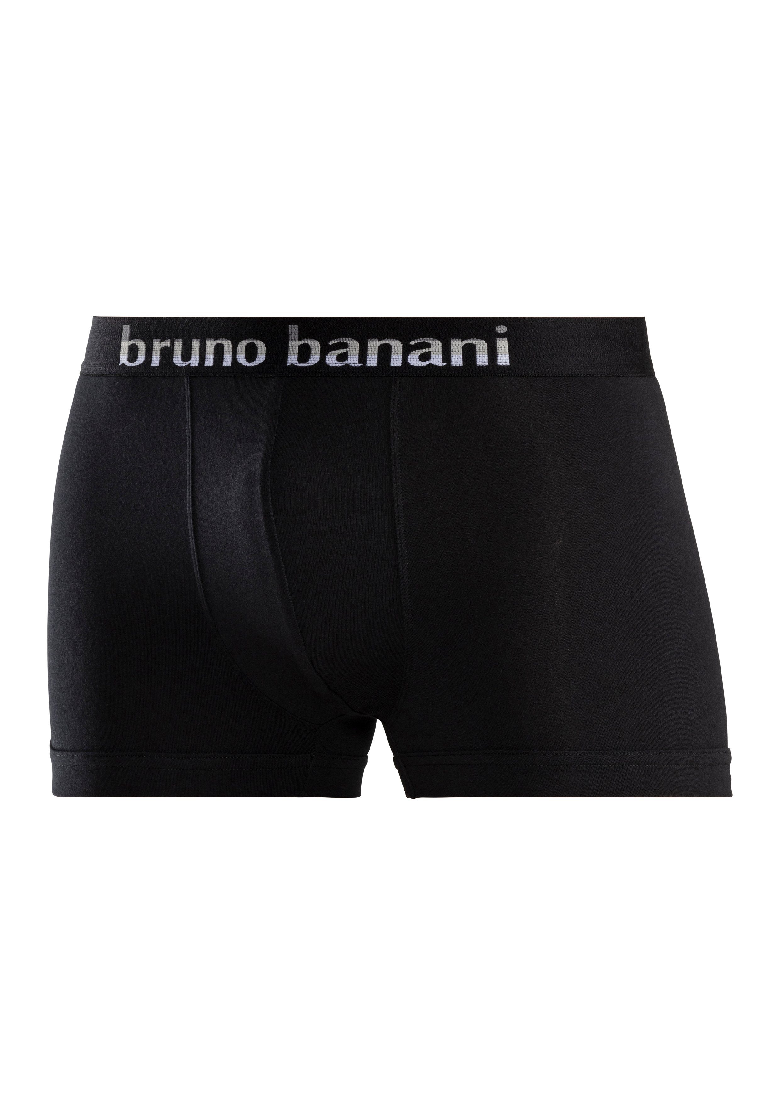 Bruno Banani Boxer Boxershorts für Herren (Packung, 5-St) mit Streifen Logo Webbund