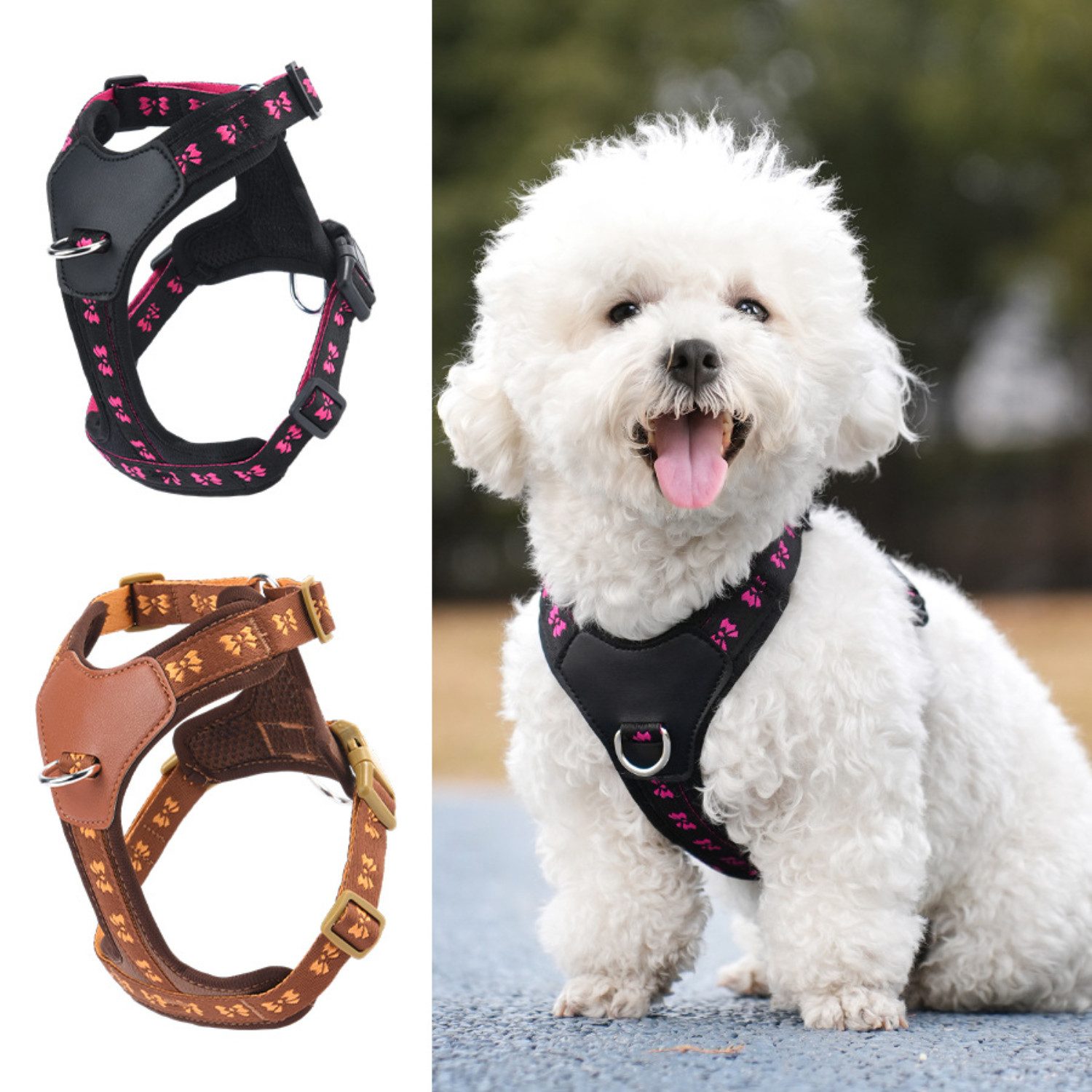 BYSURE Hunde-Geschirr, Polyester, Hundegeschirr für mittelgroße günstig online kaufen