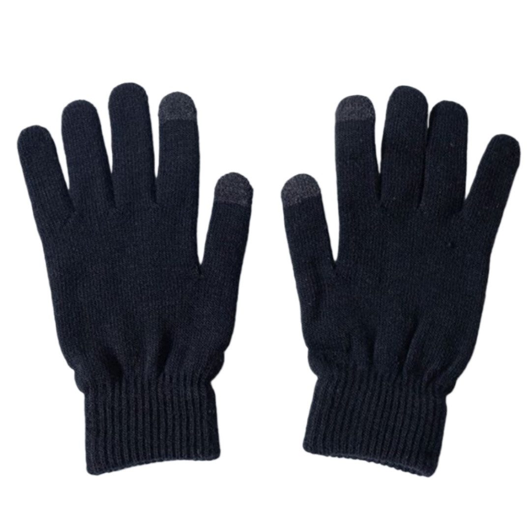 Coonoor Strickhandschuhe Winterhandschuhe Touchscreen Vollfinger Handschuhe für Unisex (Rutschfest und Verdickt) Ideal für Damen Herren Radfahren Outdoor