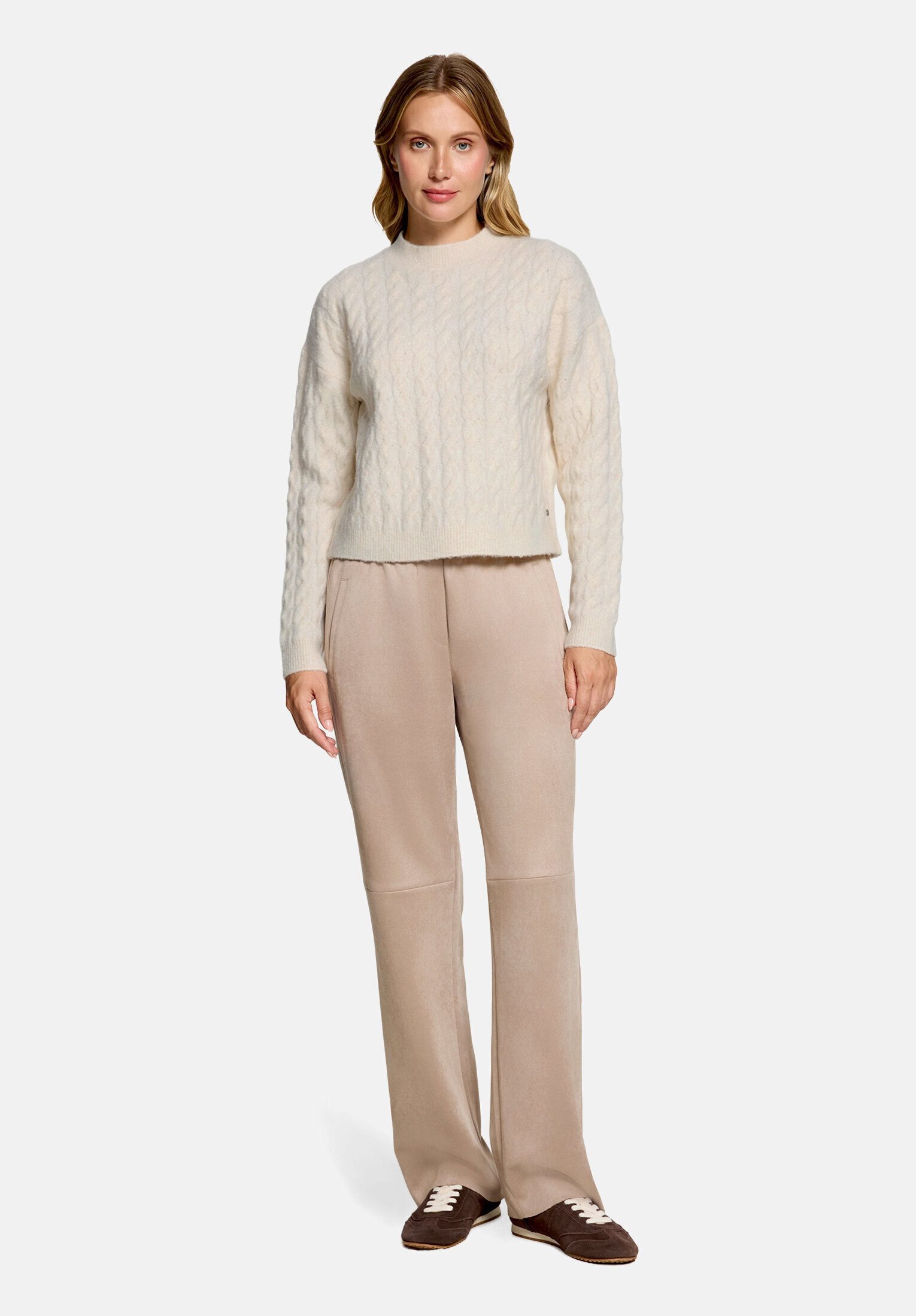 Betty&Co Strickpullover Damen mit Effektgarn (1-tlg)