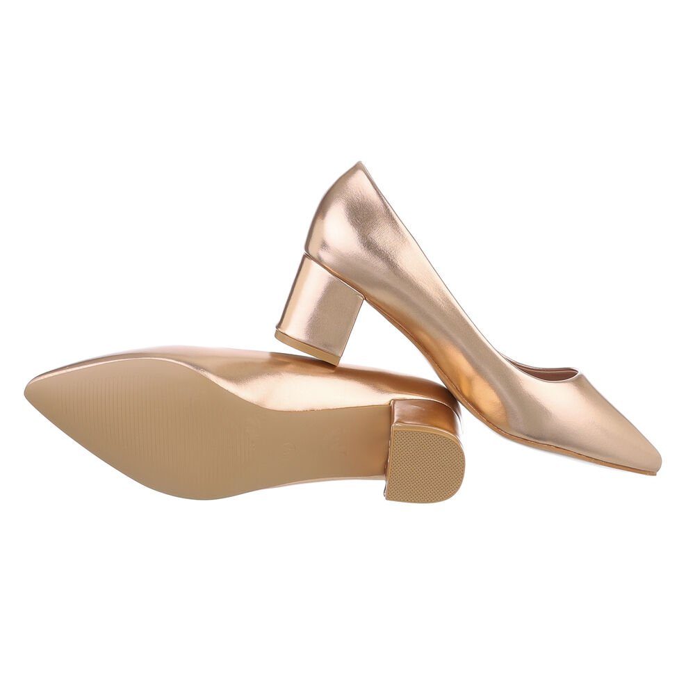 Ital-Design Damen Abendschuhe Elegant Pumps Blockabsatz günstig online kaufen