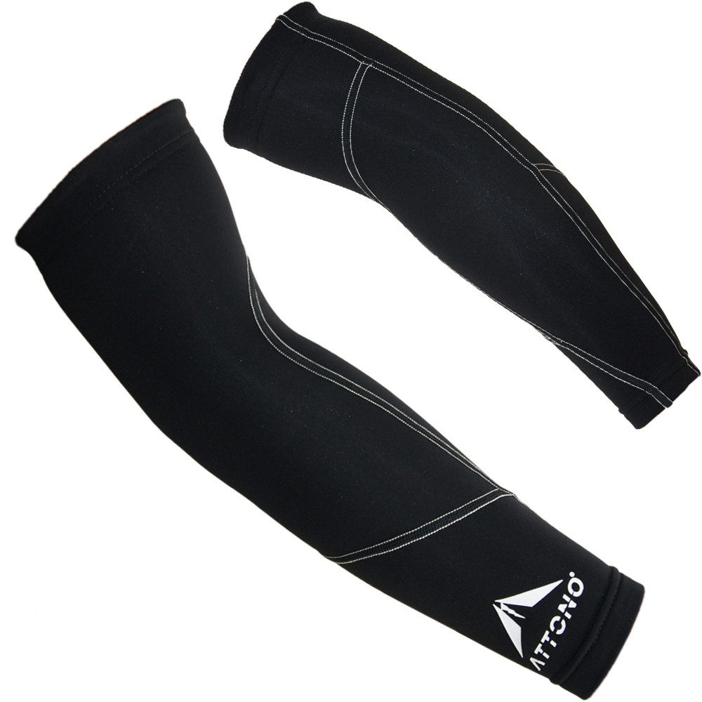 Armlinge Fahrrad Armlinge Warme Mountainbike Thermo Armwärmer schwarz