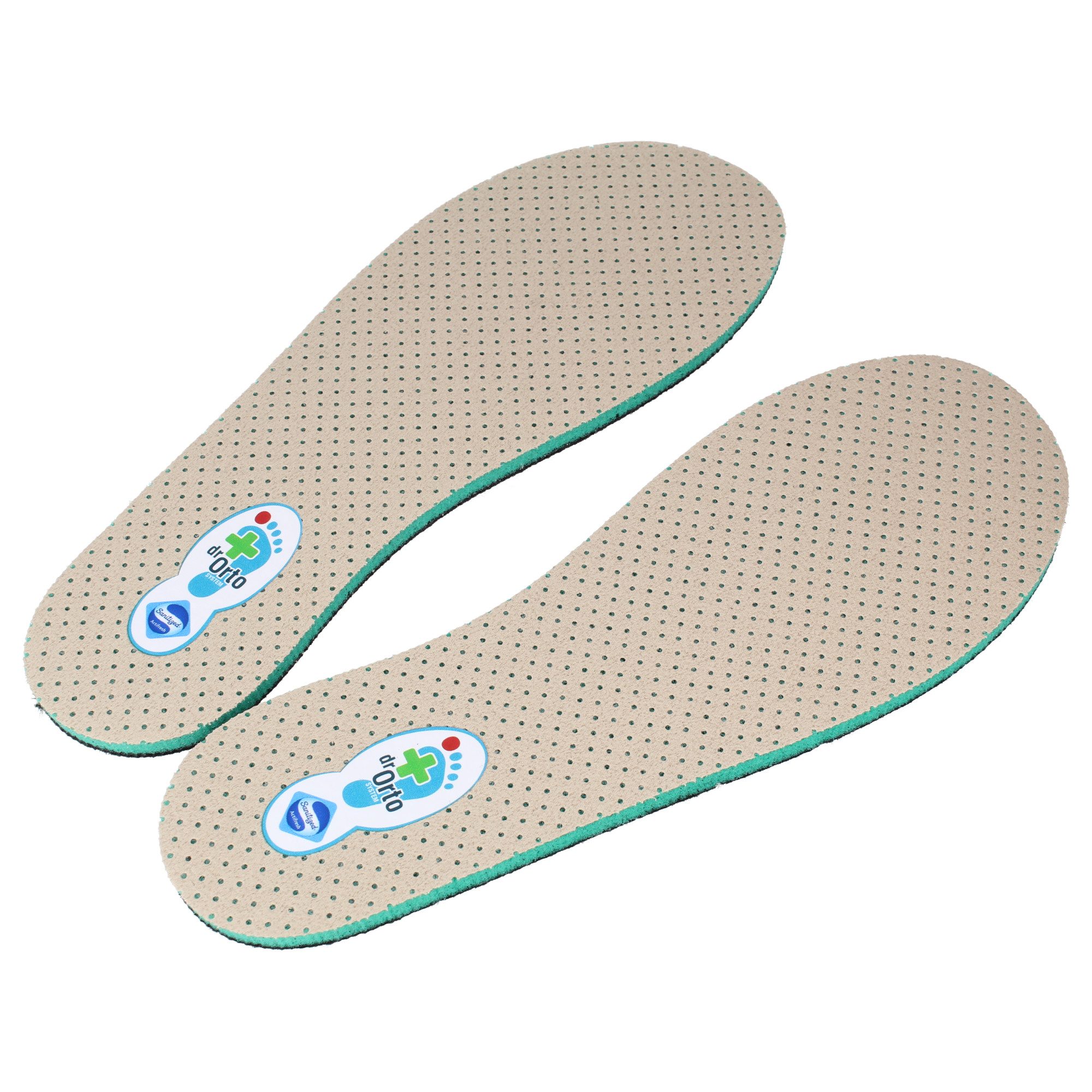 Dr. Orto Einlegesohlen für Damen, beige entlastend (Set, 1 Paar), Mehr Polsterung durch Memory Foam