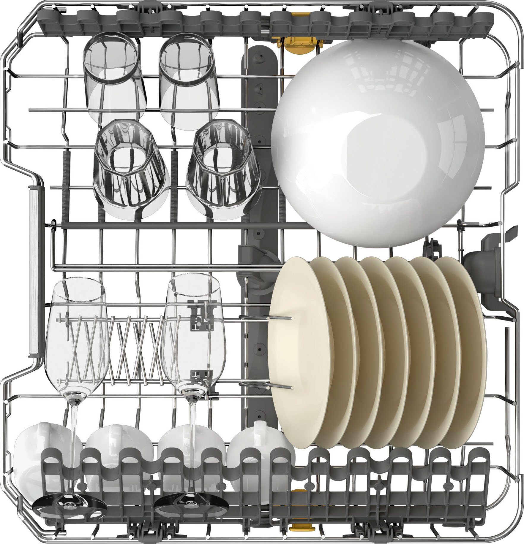 TUC, BAUKNECHT B7I Maßgedecke 15 HF60 Geschirrspüler, vollintegrierbarer