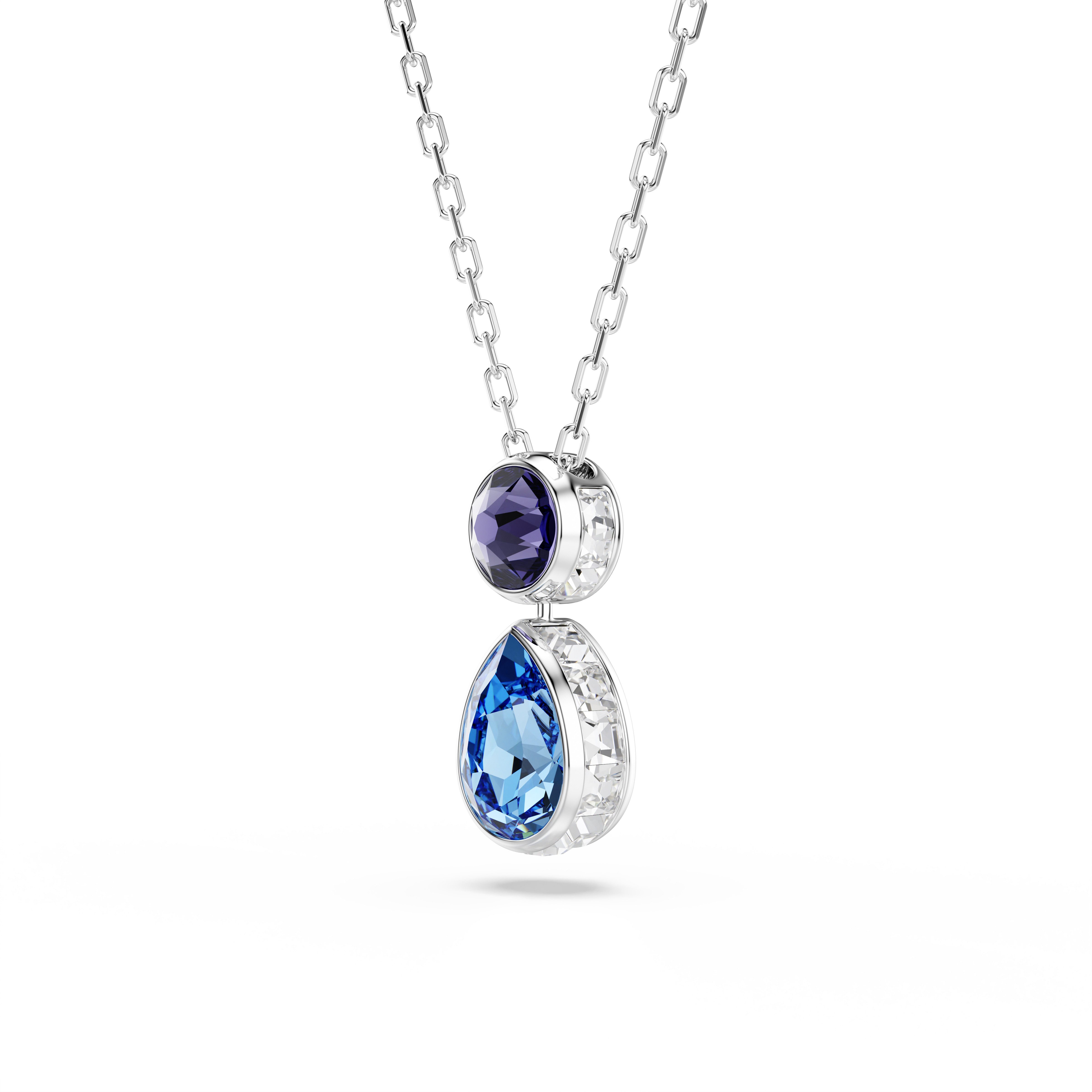 Swarovski Kette mit Anhänger Schmuck Geschenk Chroma Halskette, mit Swarovski® Kristall