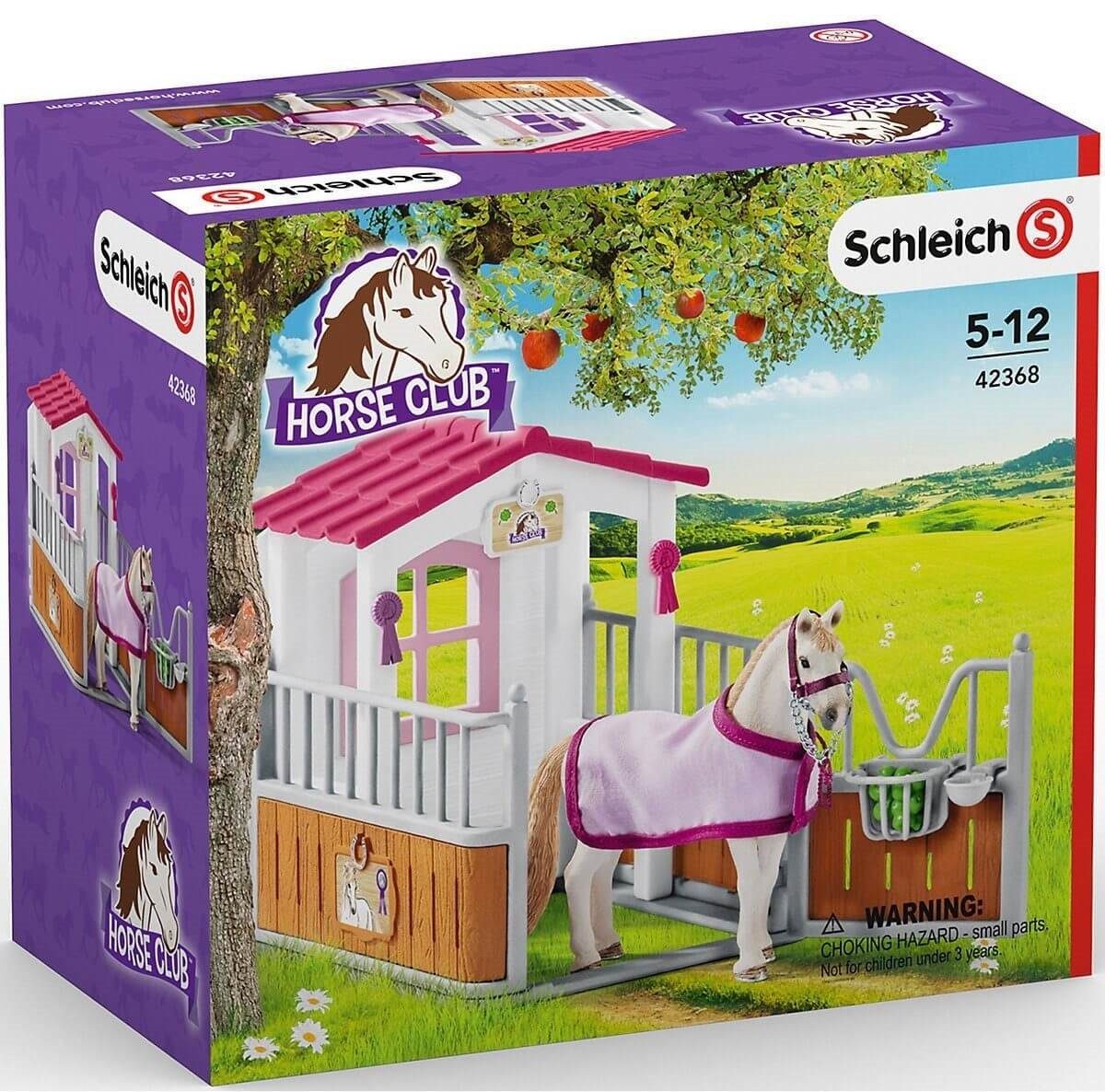 Schleich® Lernspielzeug 42368 Spielfigur Horse Club Pferdebox mit Lusitano Stute (13-St)