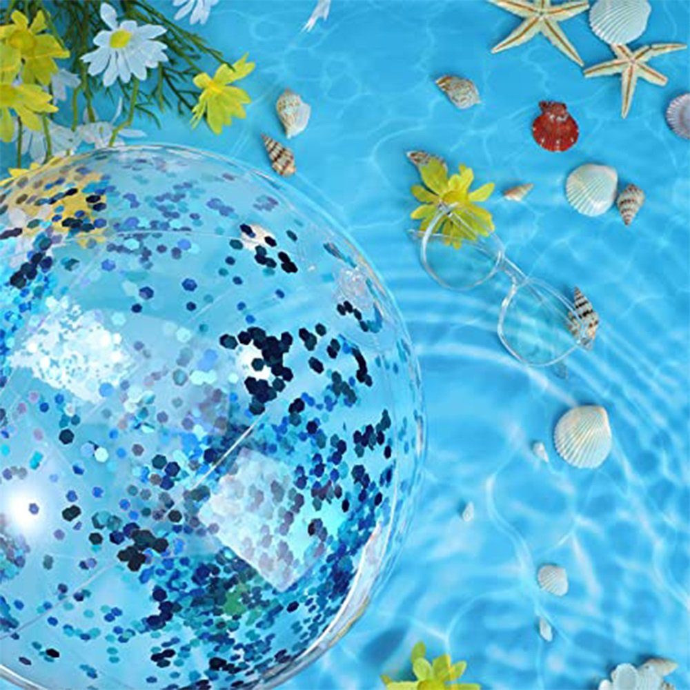 Wasserball Wasserball Rutaqian Sommer Aufblasbarer Strandspielzeug Wasserspielzeug bunt Ball