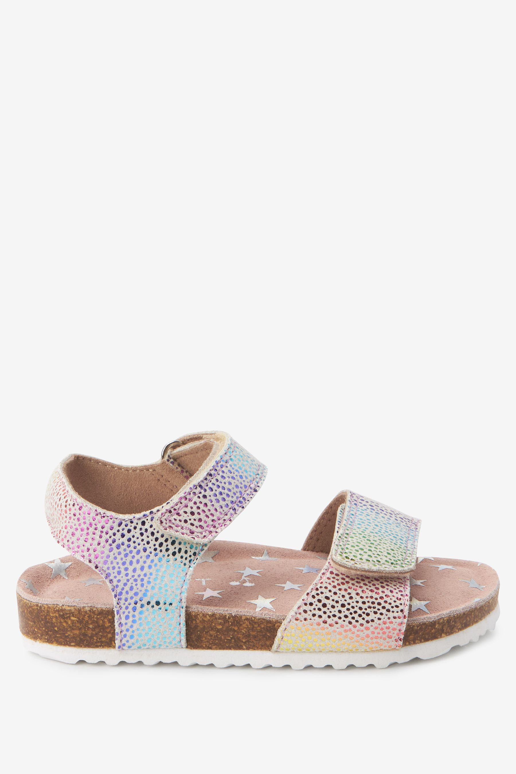 Next Sandalen mit Pink Sandale Rainbow Korksohle (1-tlg)