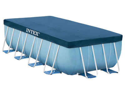 Intex Pool-Abdeckplane Krystal Clear Pool Basics (1-St), Poolabdeckung für 400x200cm Intex Framepools