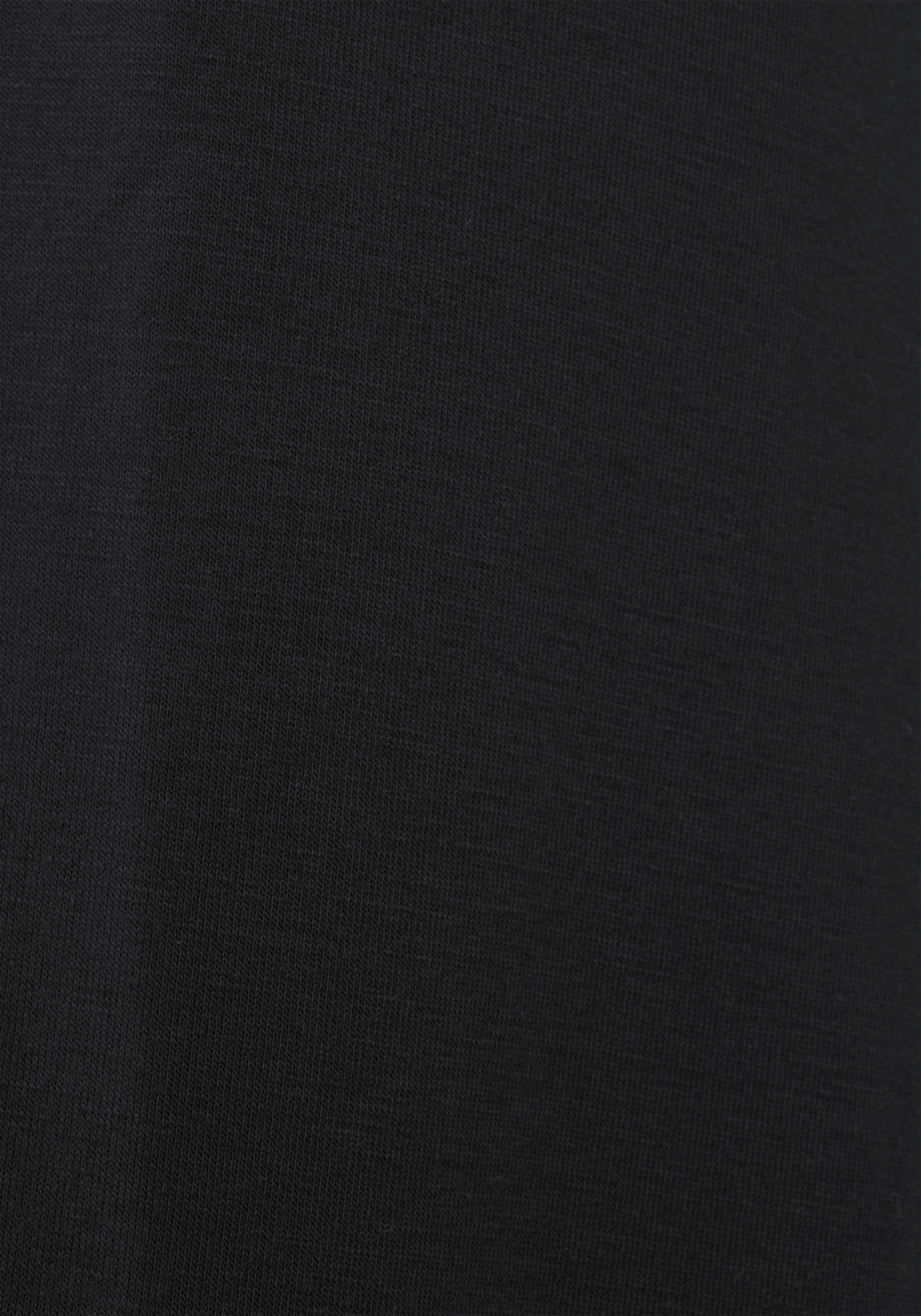 LASCANA Kimono, Kurzform, Jersey, Gürtel, mit Spitze am Ärmelsaum