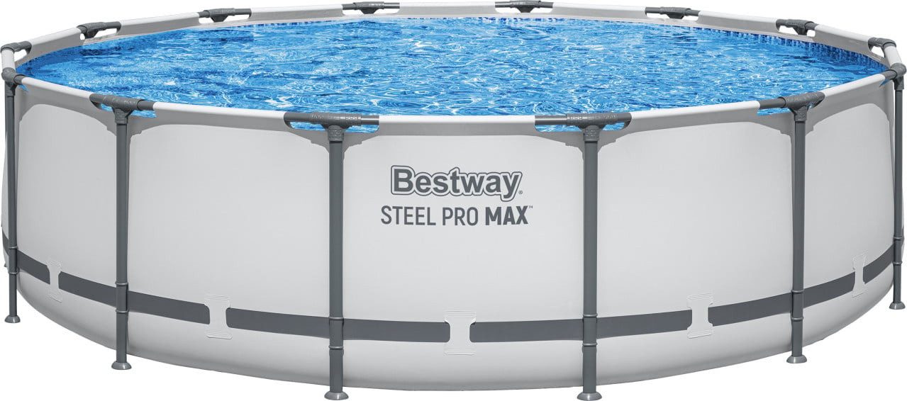 BESTWAY Pool Bestway Pool Komplett-Set Steel Pro Max Ø 427 x