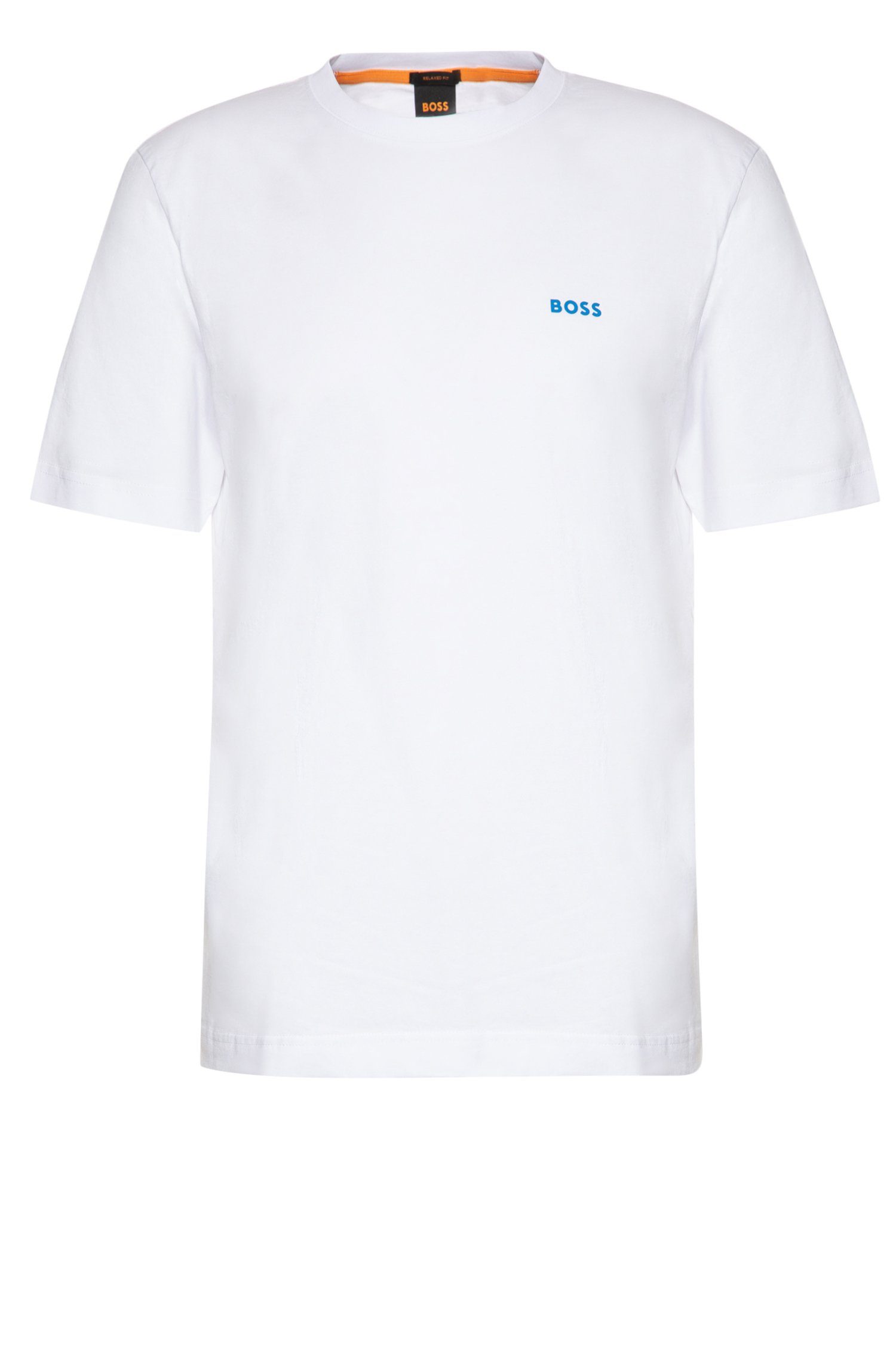 BOSS ORANGE T-Shirt Racing (1-tlg) Weiß (101)