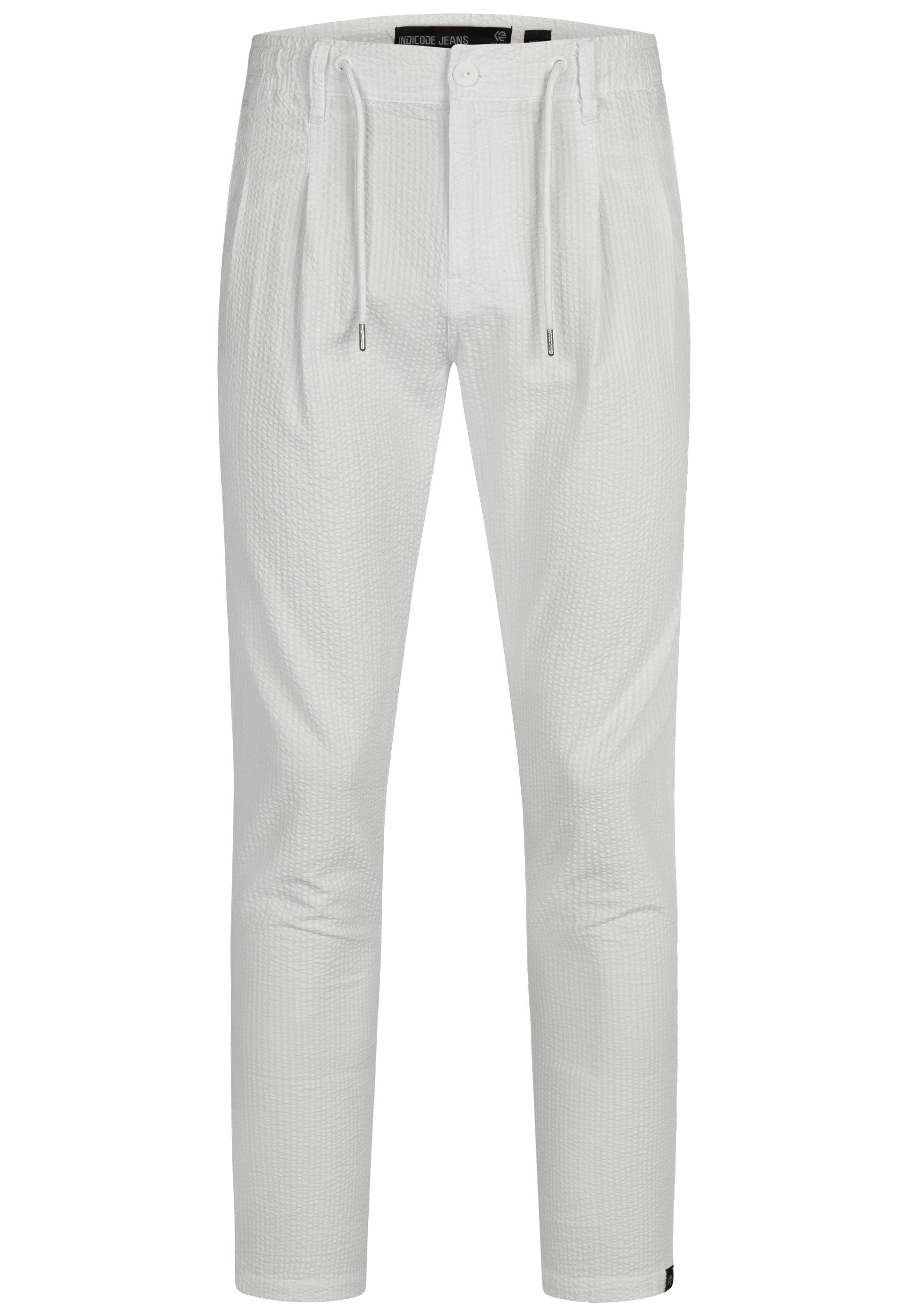 Indicode Stoffhose INWebb aus Seersucker-Gewebe für günstig online kaufen