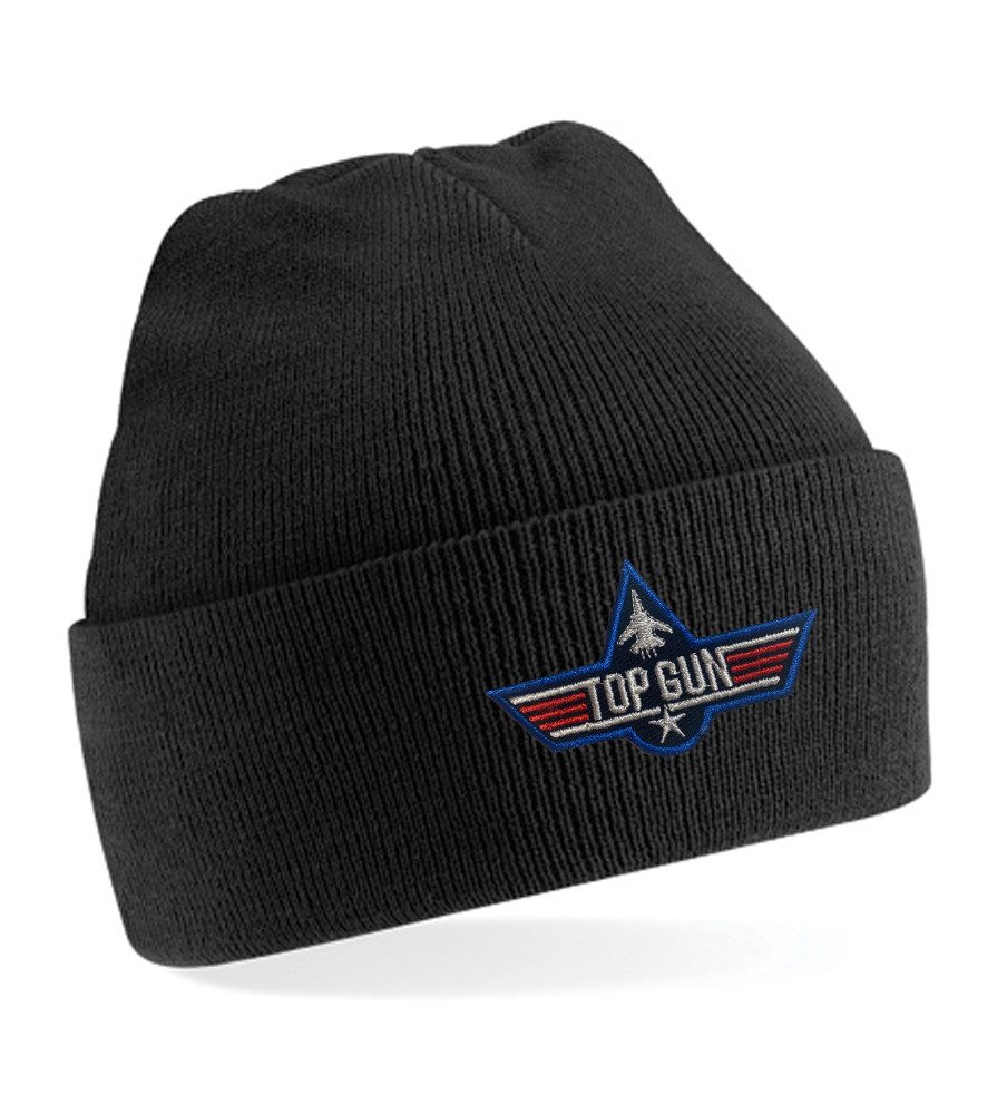 Blondie & Brownie Beanie Top Gun – Stylische Mütze für Filmfans, Retro-Design