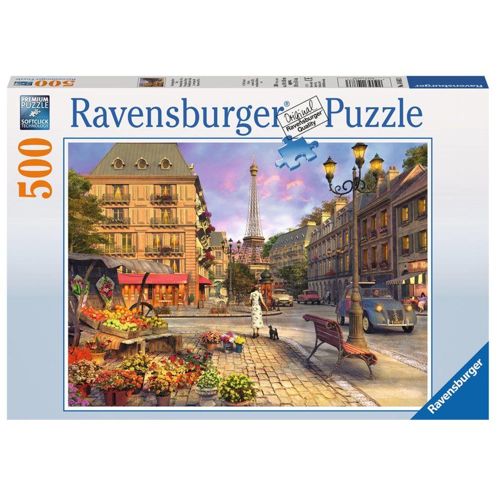 Ravensburger Durch Spaziergang Puzzle Paris, 500 Puzzleteile