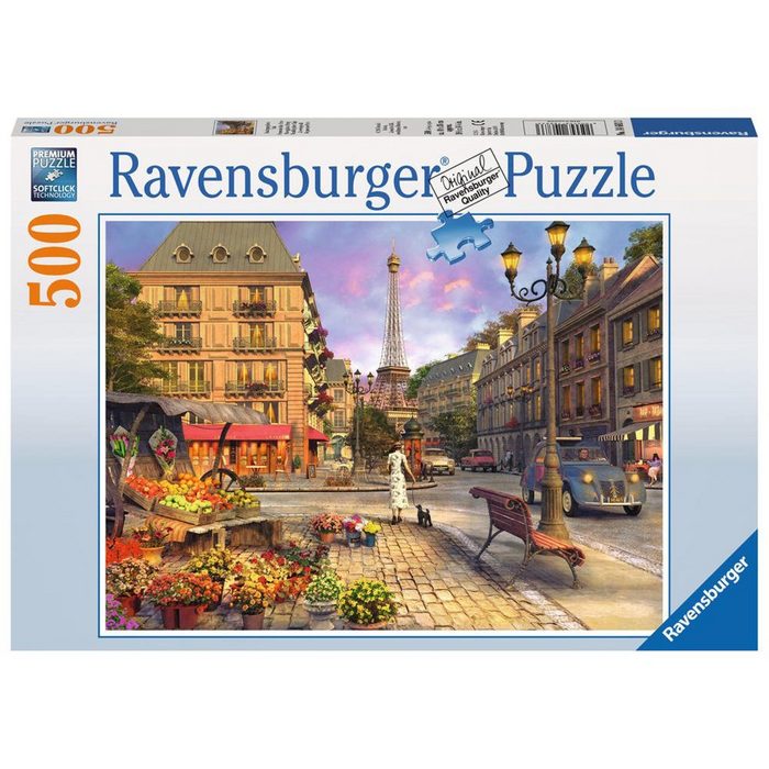Ravensburger Puzzle Spaziergang Durch Paris 500 Puzzleteile