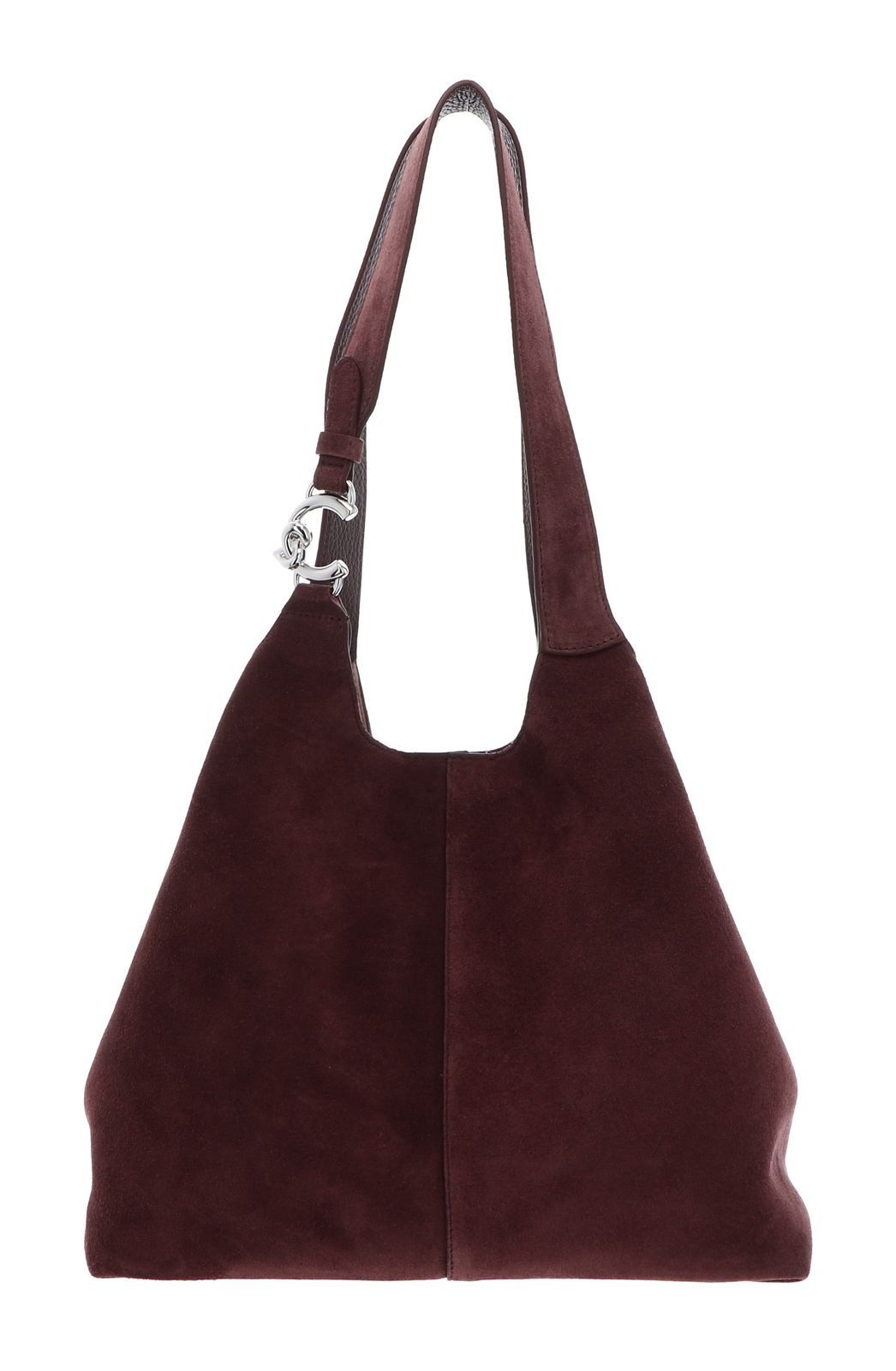 COCCINELLE Schultertasche Handbag Suede (Set, 2-tlg), aus echtem Rindsleder