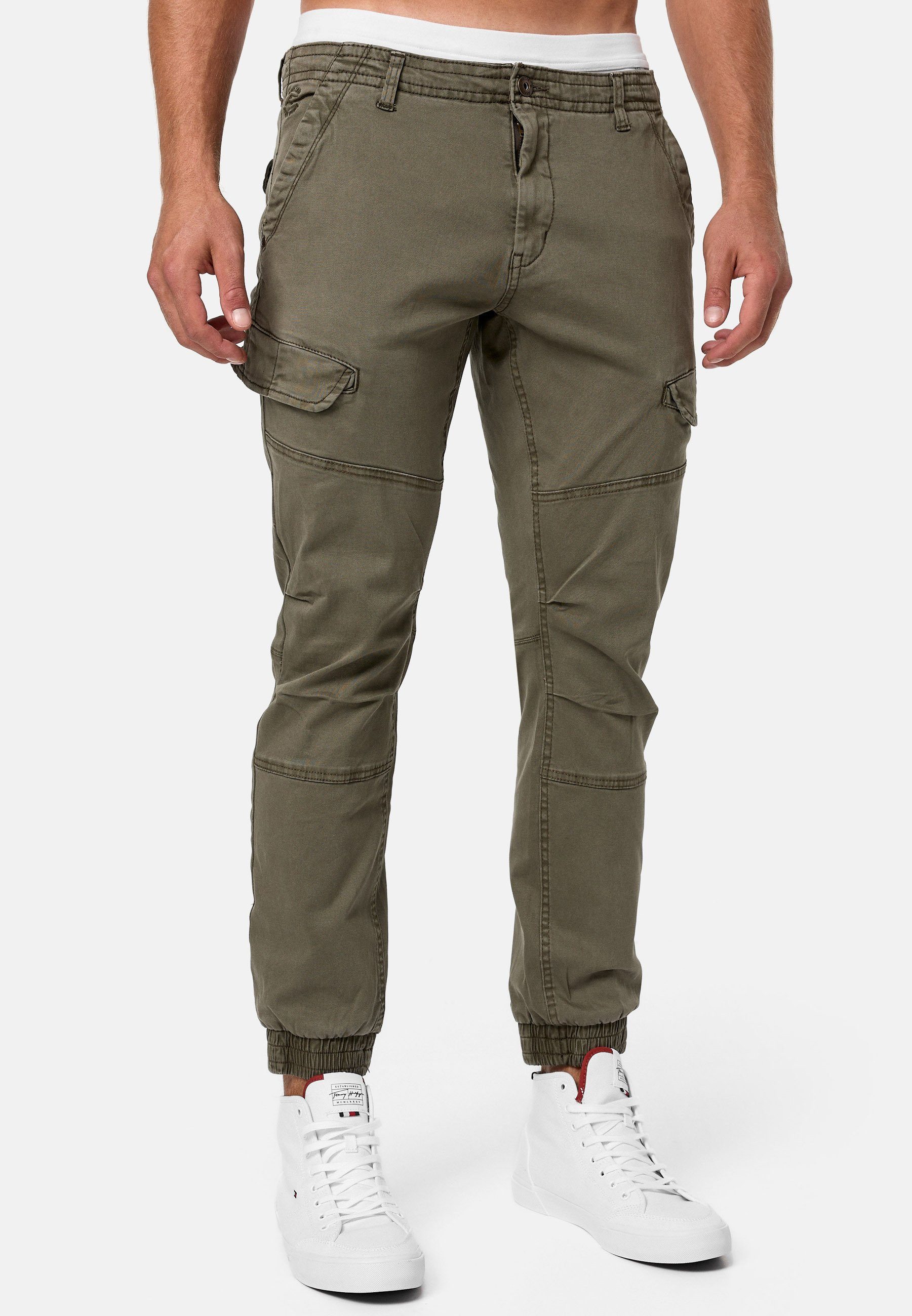 Indicode Cargohose Hills Army