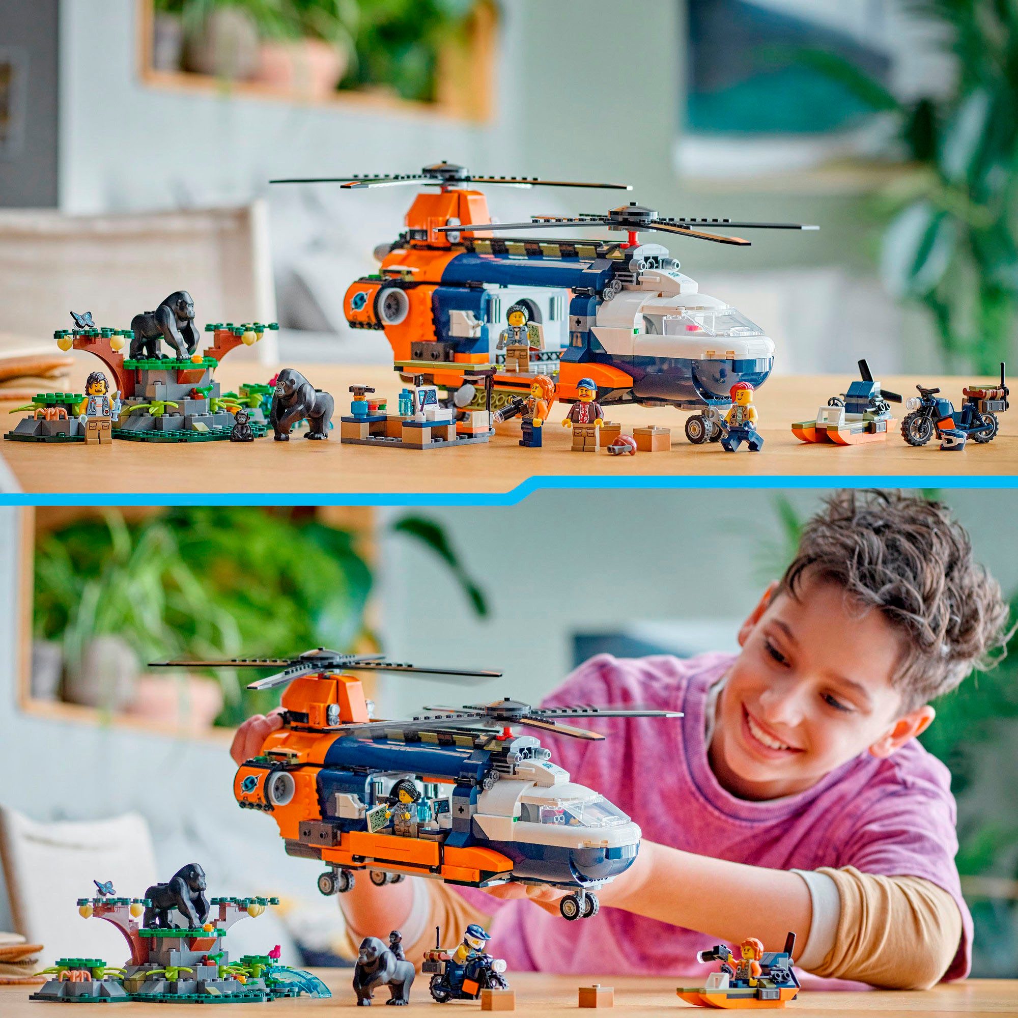 LEGO® Dschungelforscher-Hubschrauber (60437), LEGO City Konstruktionsspiels günstig online kaufen