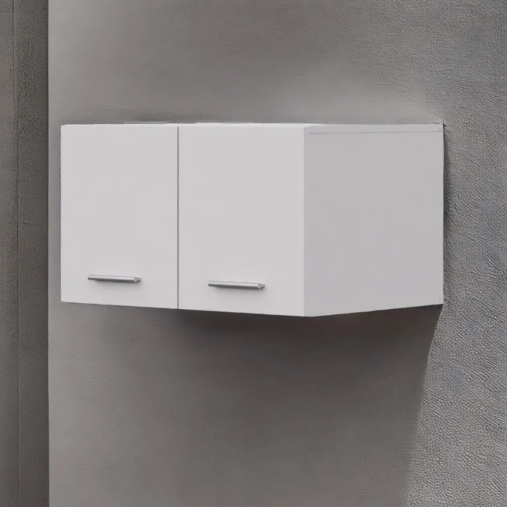 Raumhirsch Furniture Kleiderschrank Aufsatzschrank, Schrankerweiterung, Schrankmodul (Maße: 69 x 40 x 49 cm (2 Türen, 1 großes Fach) stabile Konstruktion, vielseitig einsetzbar, einfache Montage