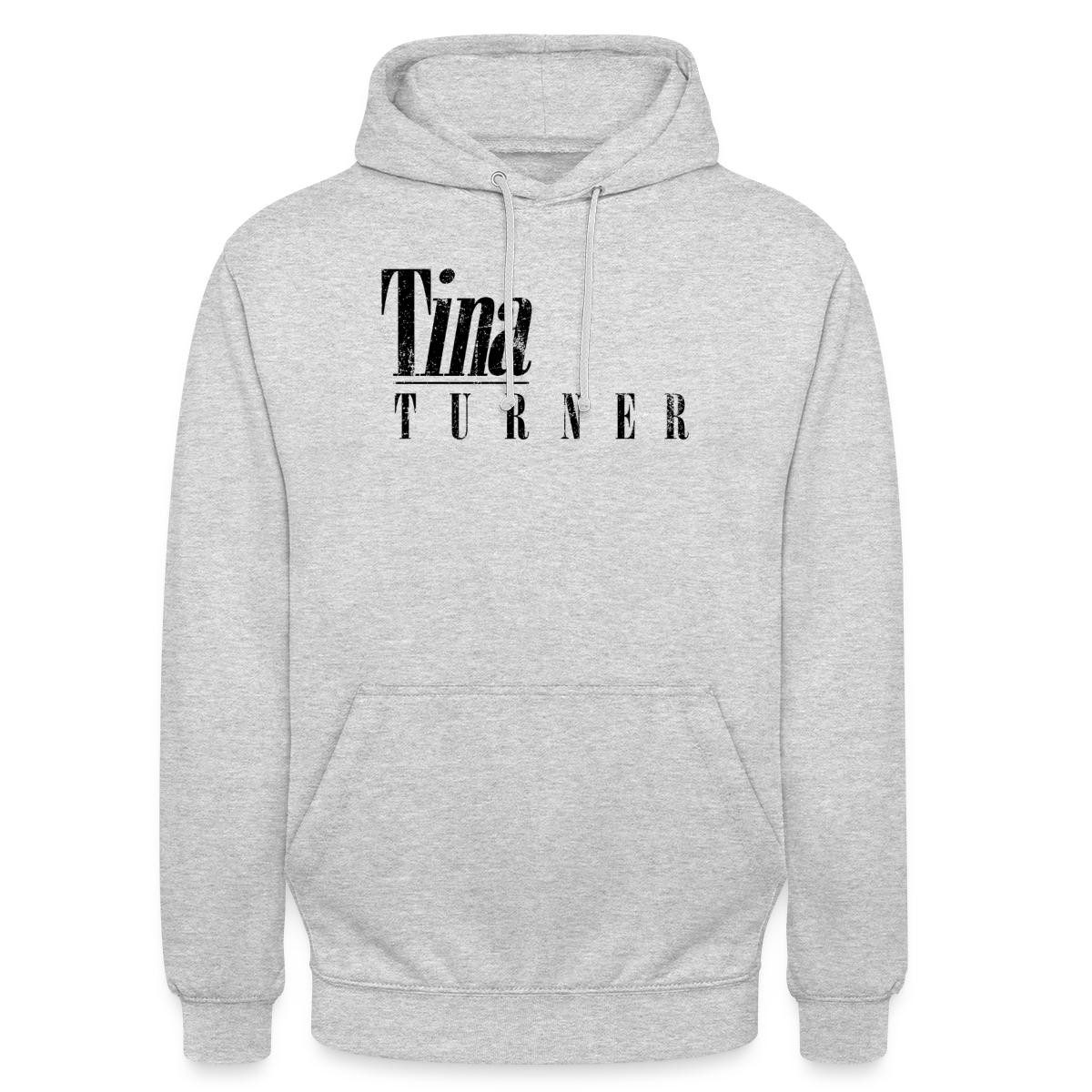 Spreadshirt Hoodie Tina Turner Schriftzug Minimalistisch Unisex Hoodie (1-tlg)