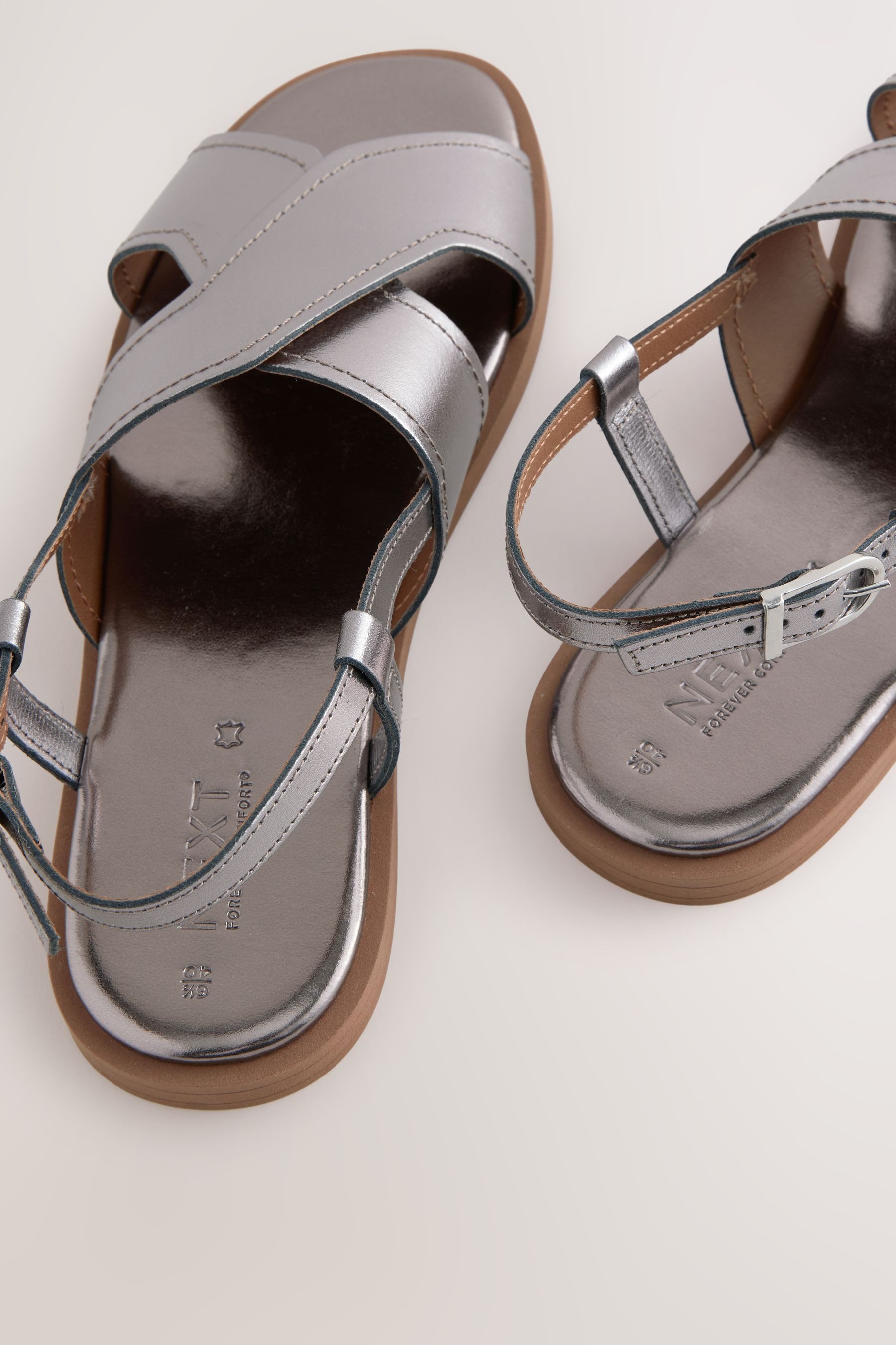 Next Forever Comfort® Slingback-Sandalen mit Nahtdetail günstig online kaufen