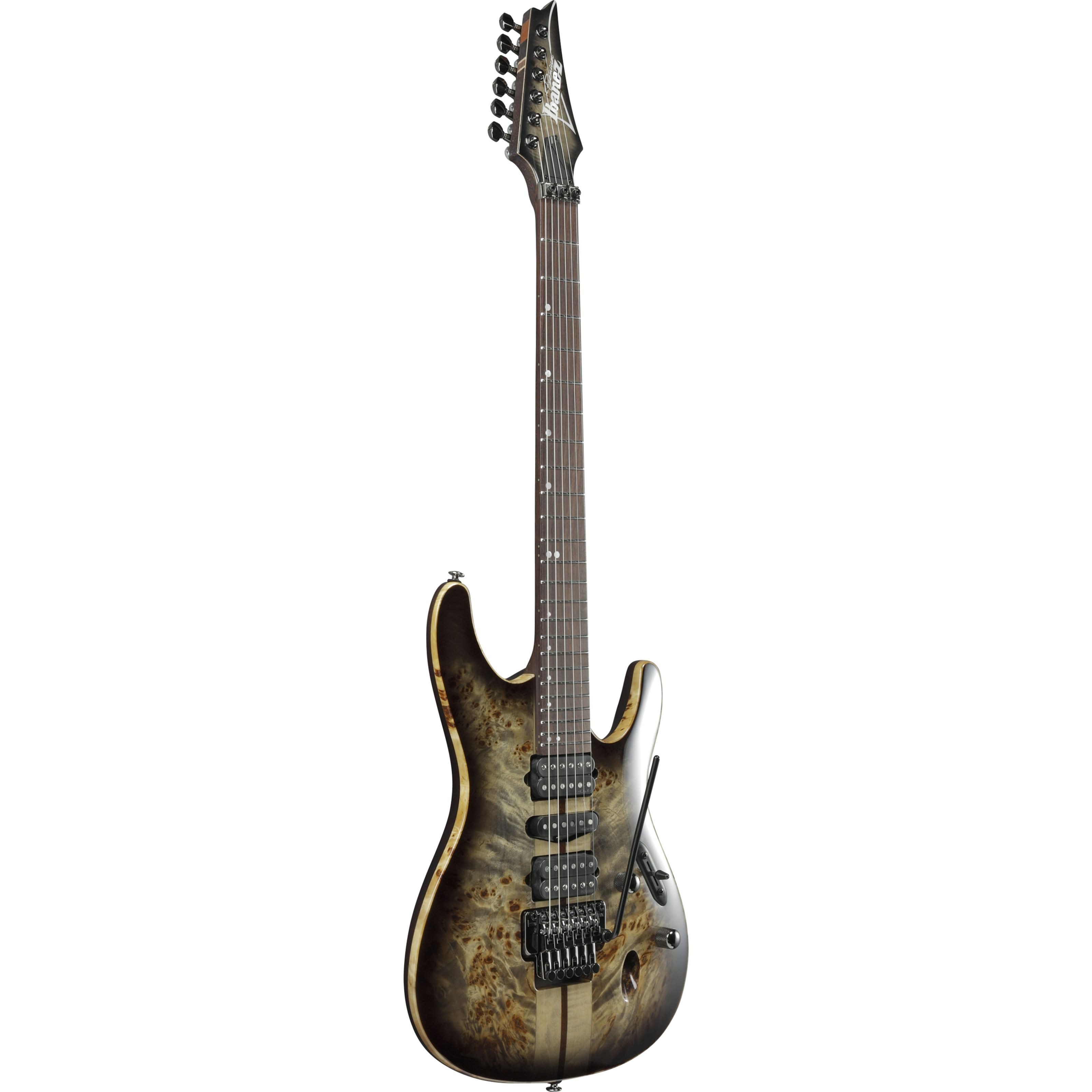 Ibanez E-Gitarre, E-Gitarren, Ibanez Modelle, Premium S1070PBZ-CKB Charcoal Black Burst - E-Gitarre
