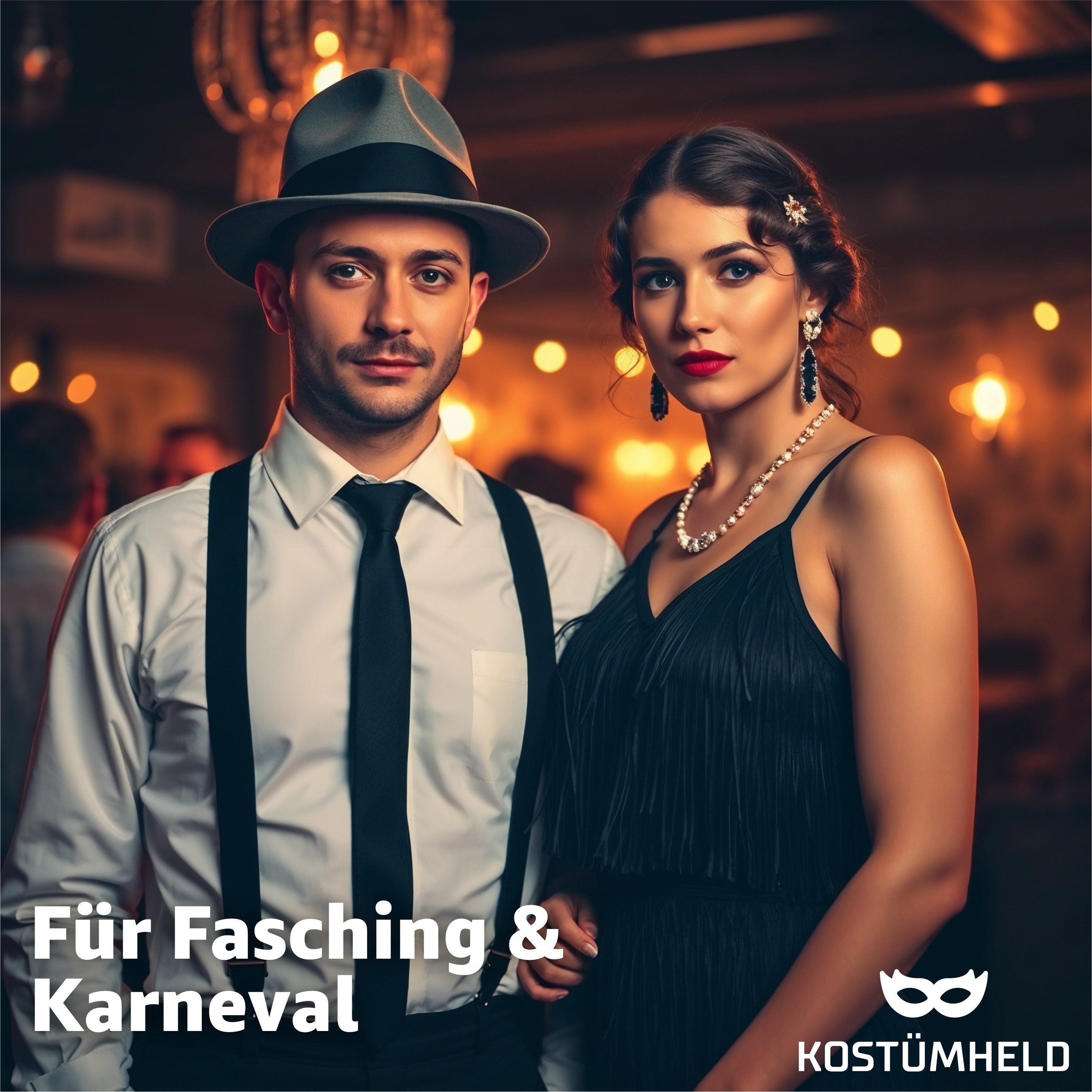TK Gruppe Kostüm Hosenträger – Klassisches Kostüm-Accessoire für Fasching