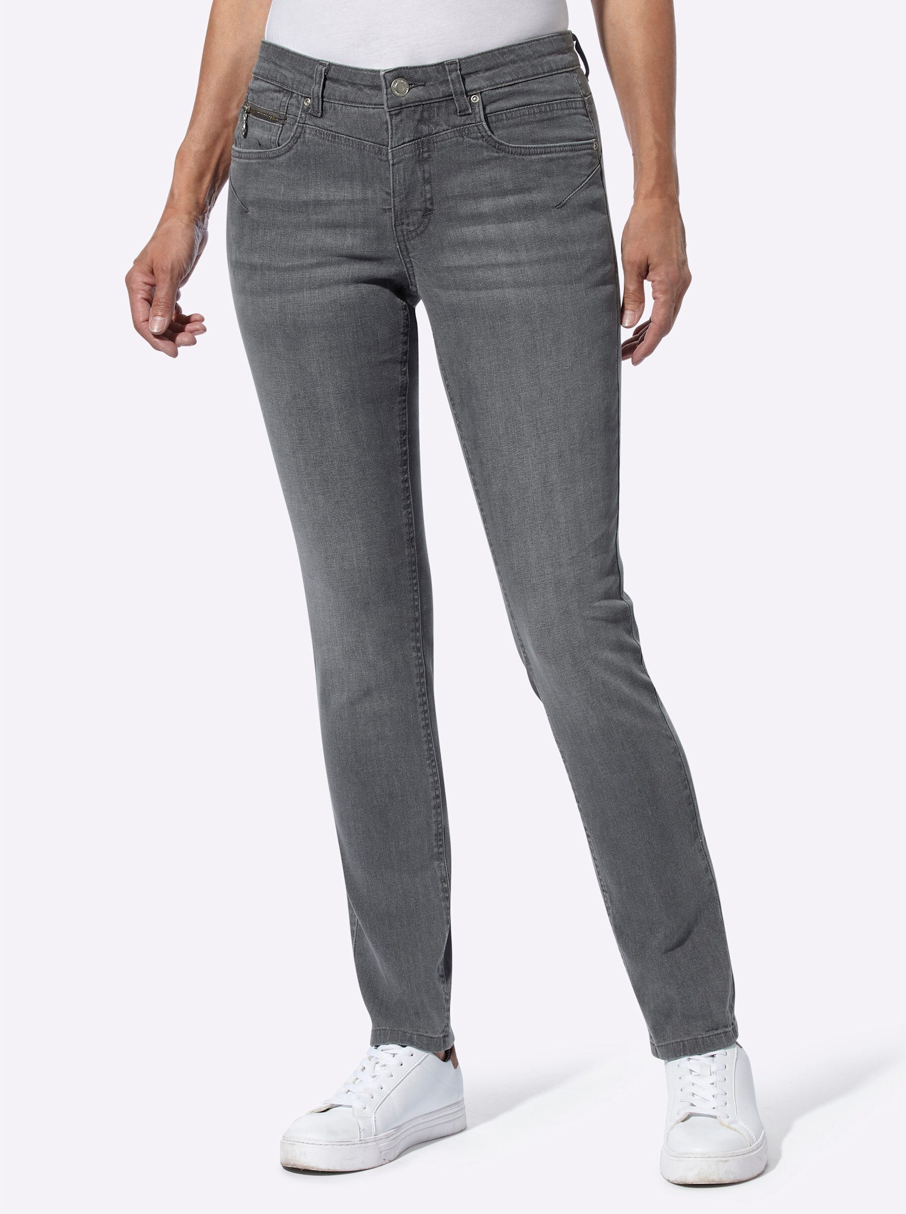 Bequeme Jeans Jeans leicht vertieft