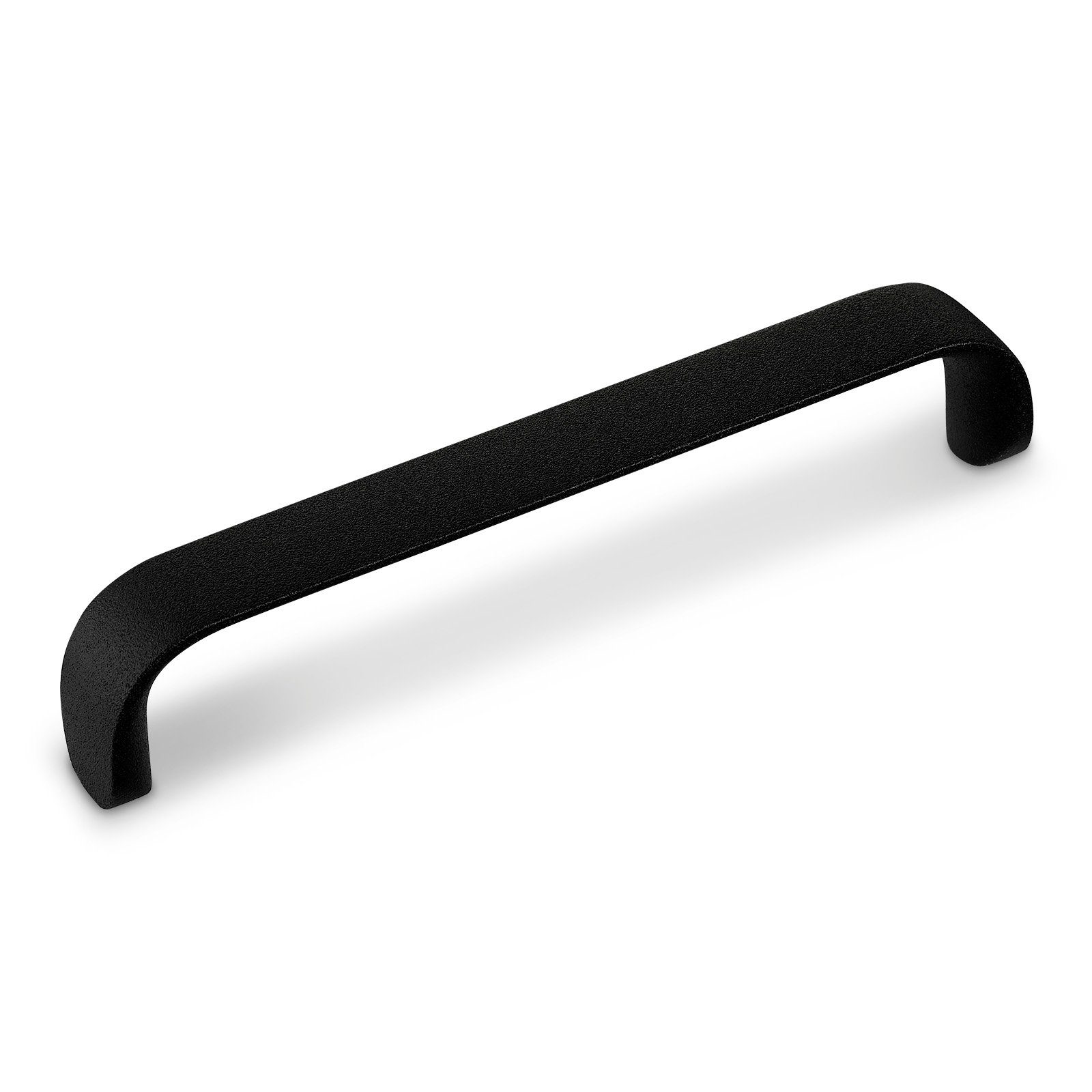SO-TECH® Möbelgriff Schrankgriff DALE BA 128 - 192 mm, Lochabstand 128 mm schwarz texturiert inkl. Schrauben