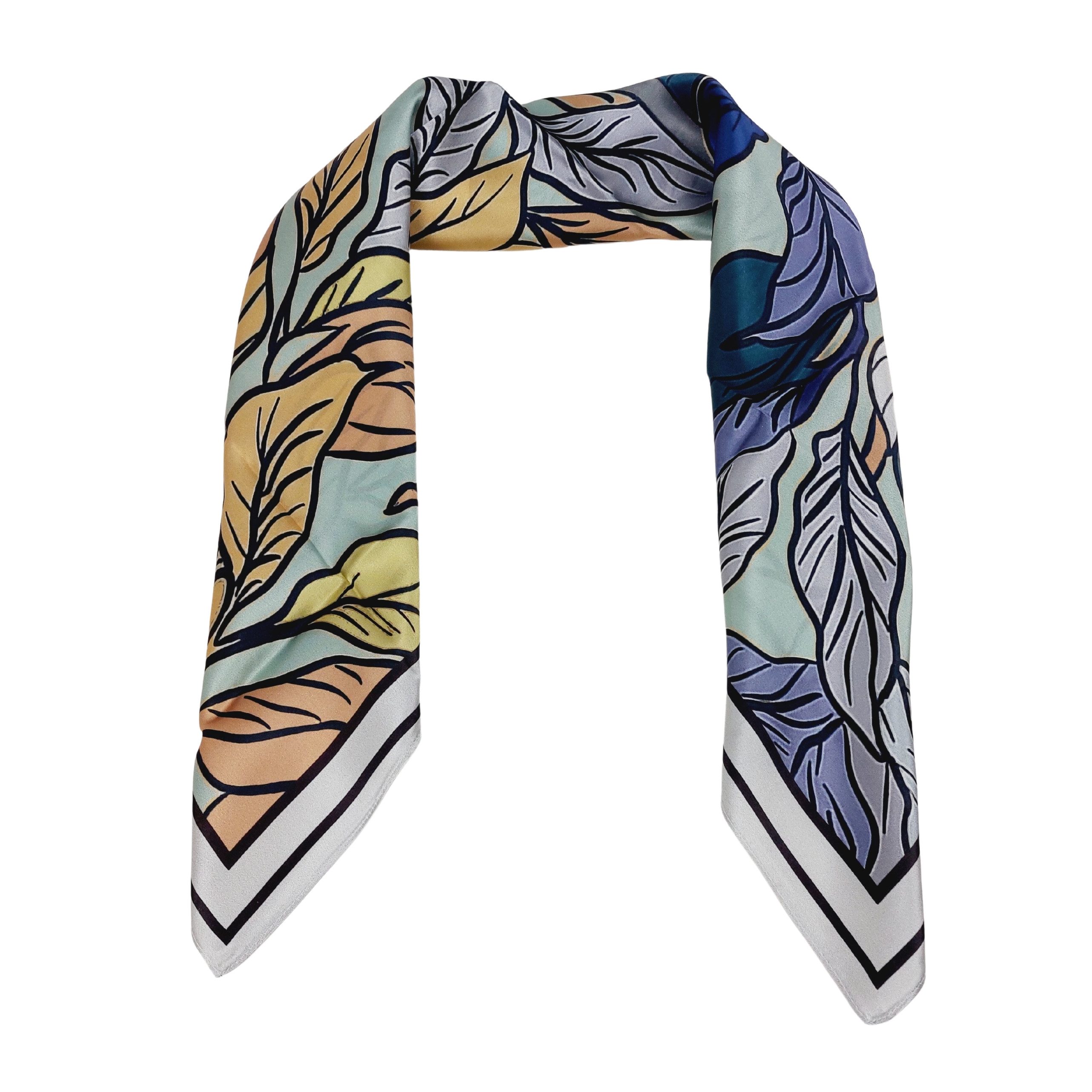 TINITEX Seidenschal SPECIAL EDITION - Seidentuch Halstuch Floralprint