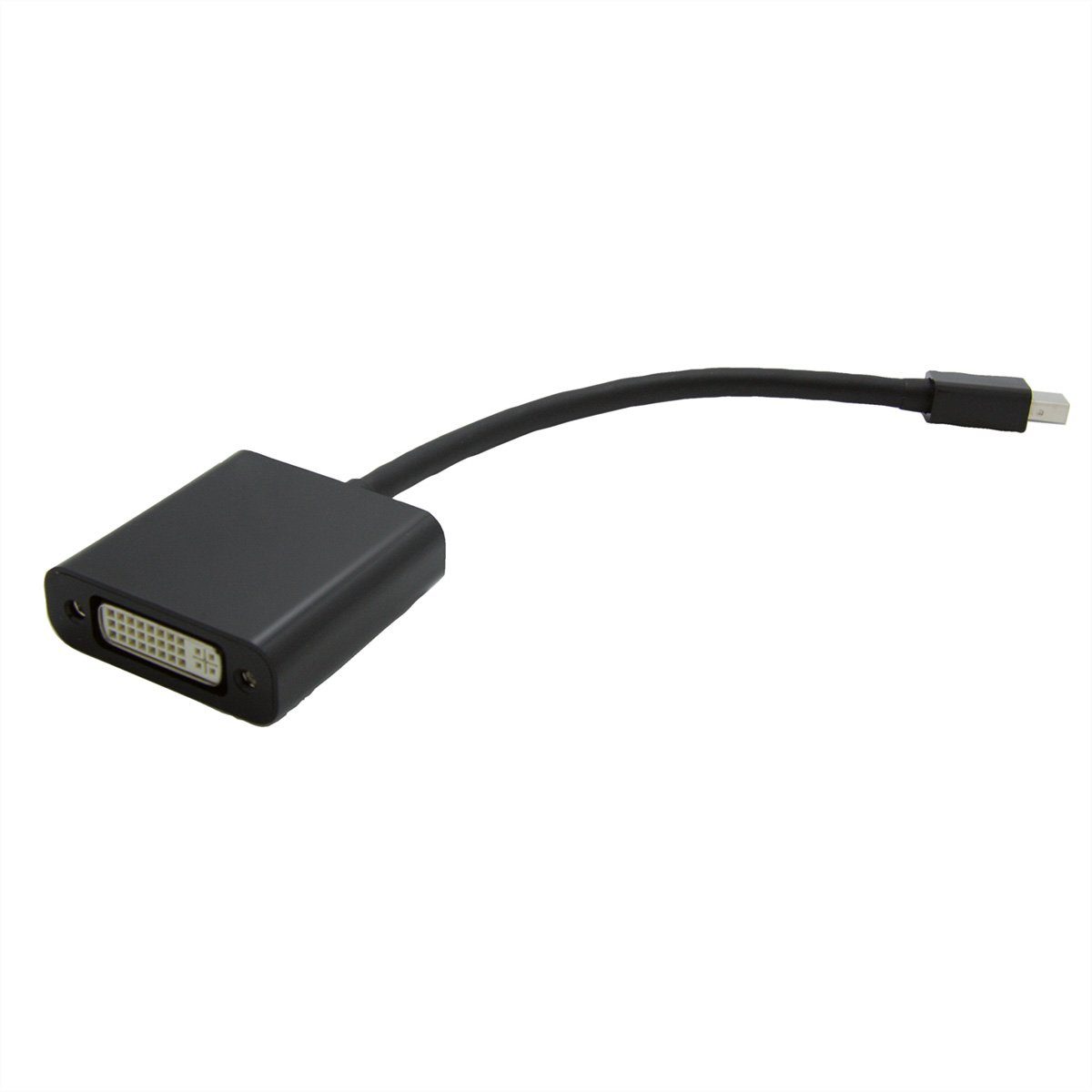Mini DisplayPort-DVI Adapter, Mini DP ST - DVI BU Audio- & Video-Adapter