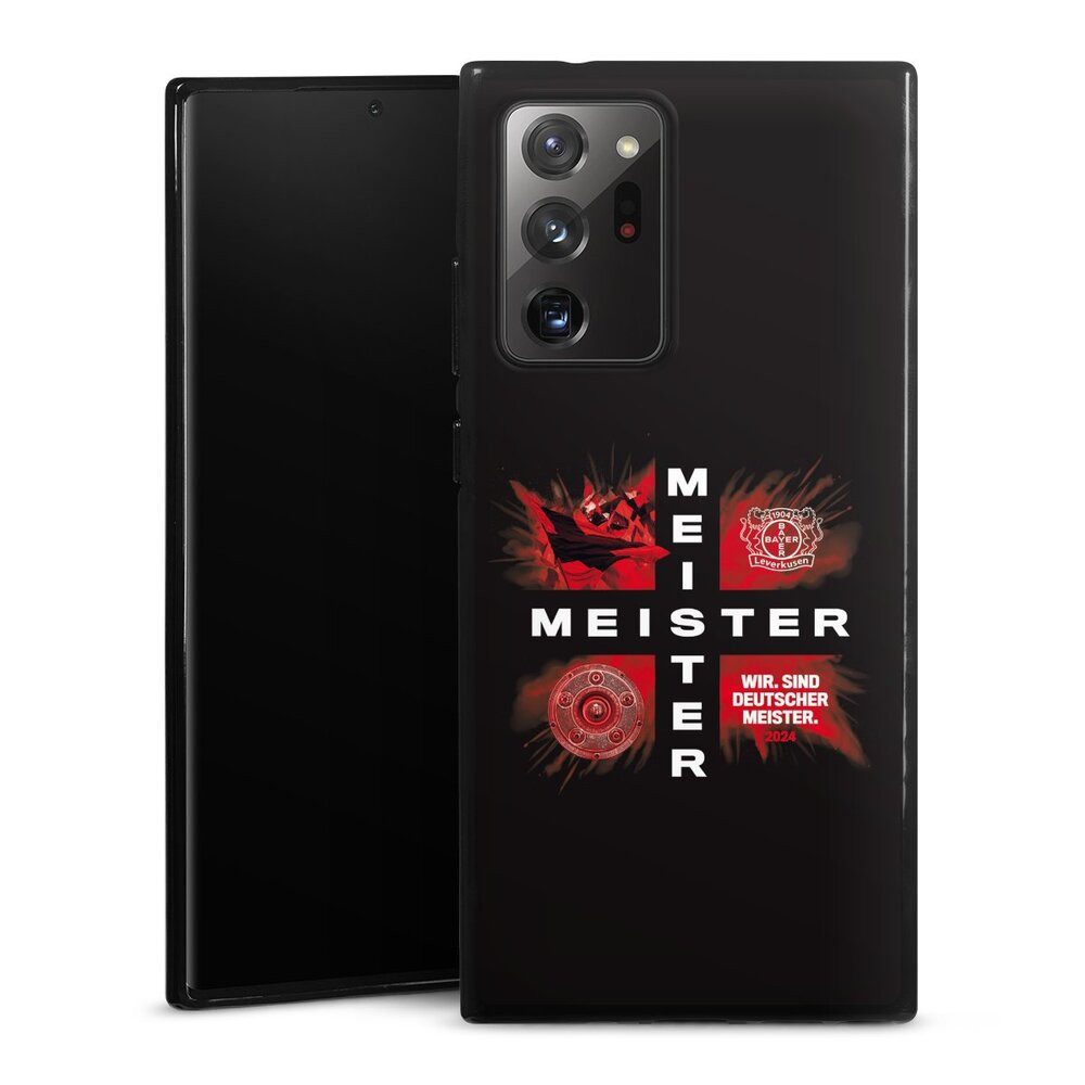 DeinDesign Handyhülle Bayer 04 Leverkusen Meister Offizielles Lizenzprodukt, Samsung Galaxy Note 20 Ultra 5G Silikon Hülle Bumper Case