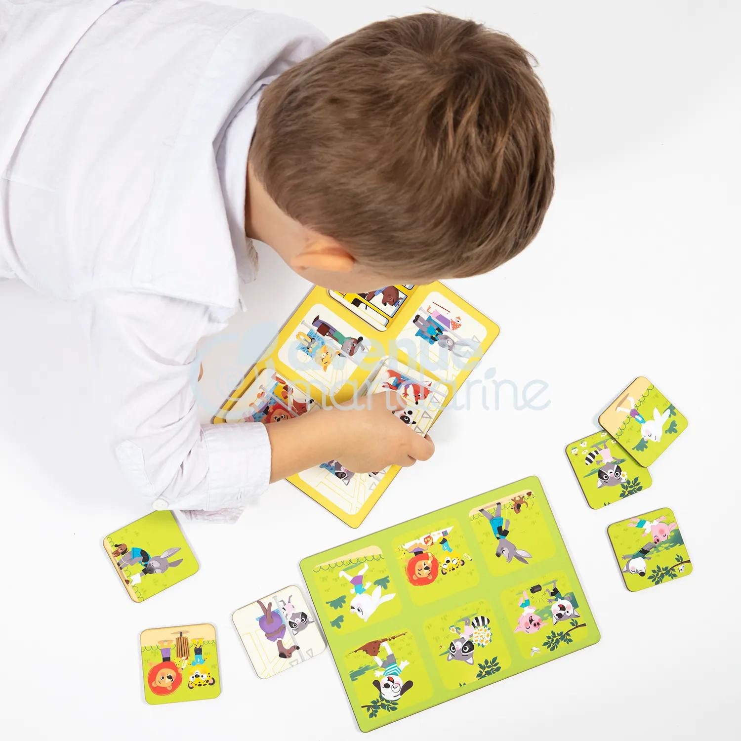 Avenue Mandarine Puzzle 2x Lotto, Besser gemeinsam leben - Mehrfarbig JE526C, Puzzleteile, Lernspiel