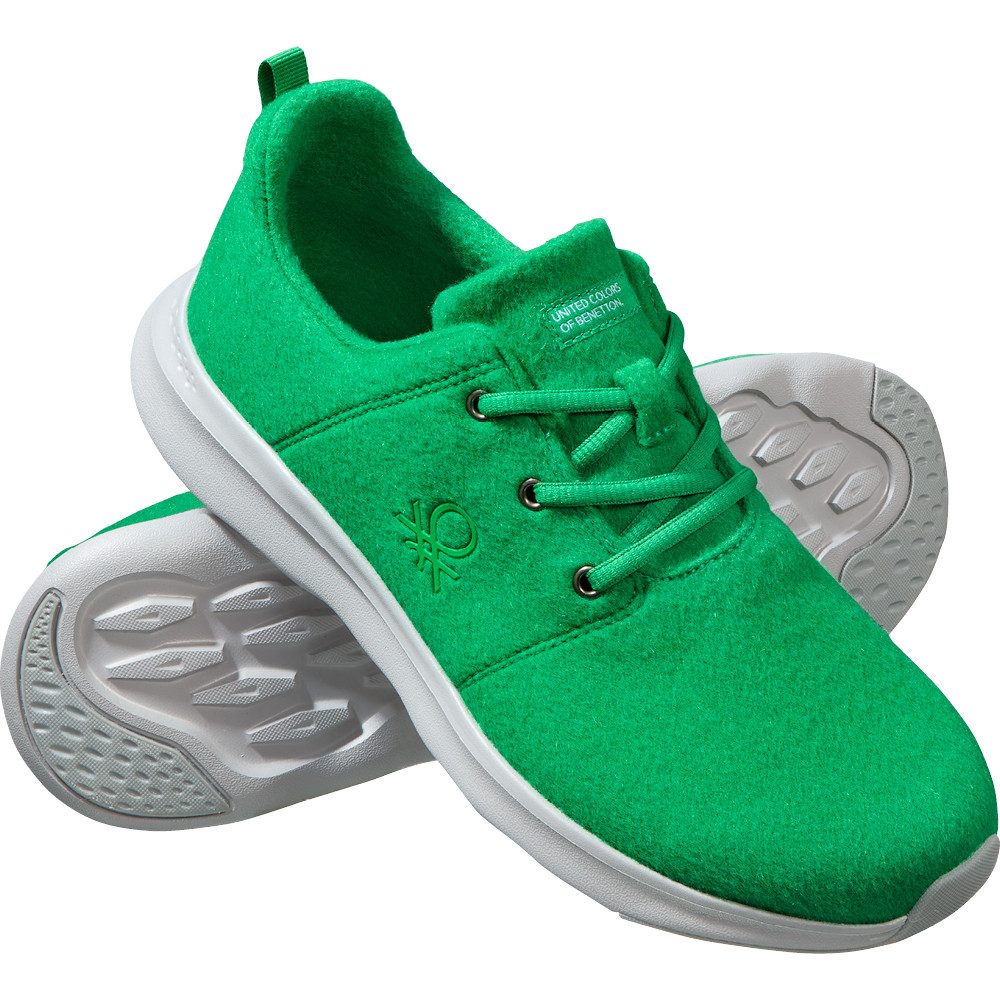 United Colors of Benetton Merino-Wolle Sneaker Atmungsaktiv und temperaturregulierend