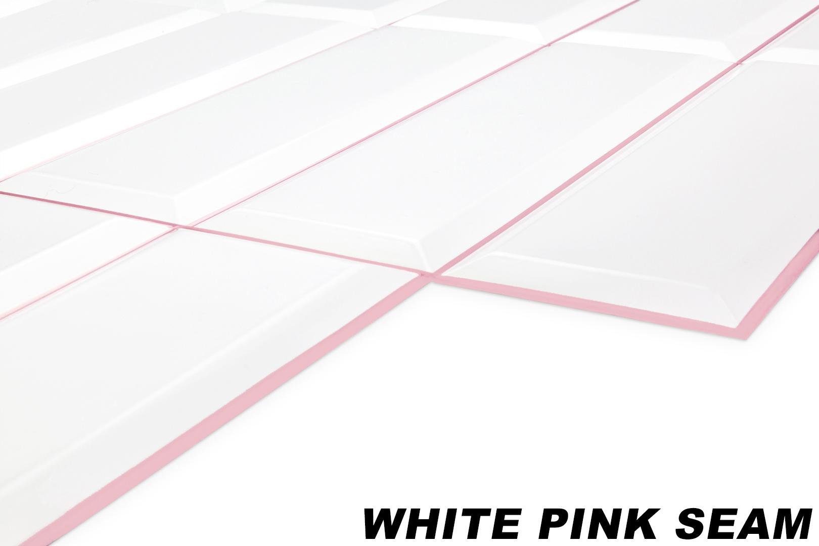 Hexim Wanddekoobjekt WHITE PINK SEAM (Restposten! günstig online kaufen