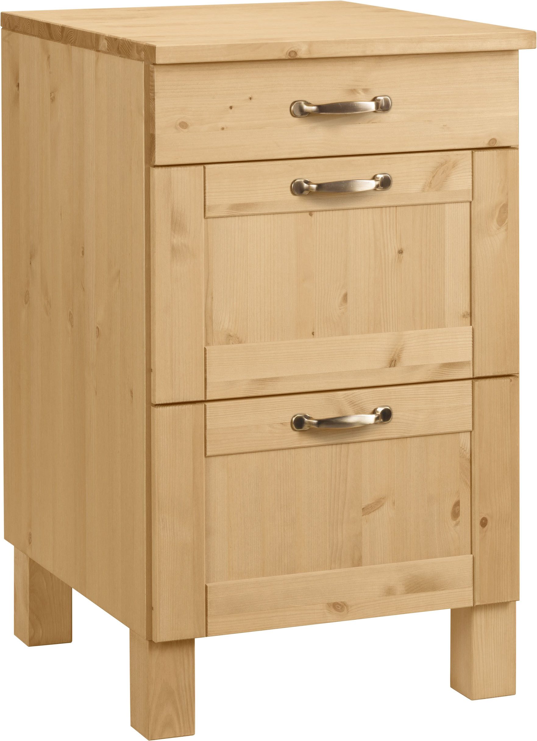 Home affaire Unterschrank Alby Breite 50 cm, 3 Schubladen