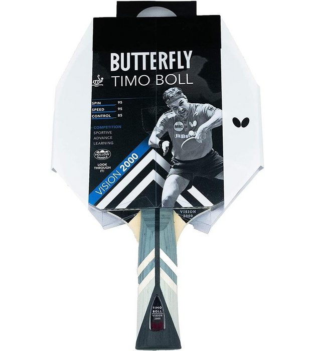 Butterfly Tischtennisschläger Timo Boll Vision 2000 Tischtennis Schläger Racket Table Tennis Bat
